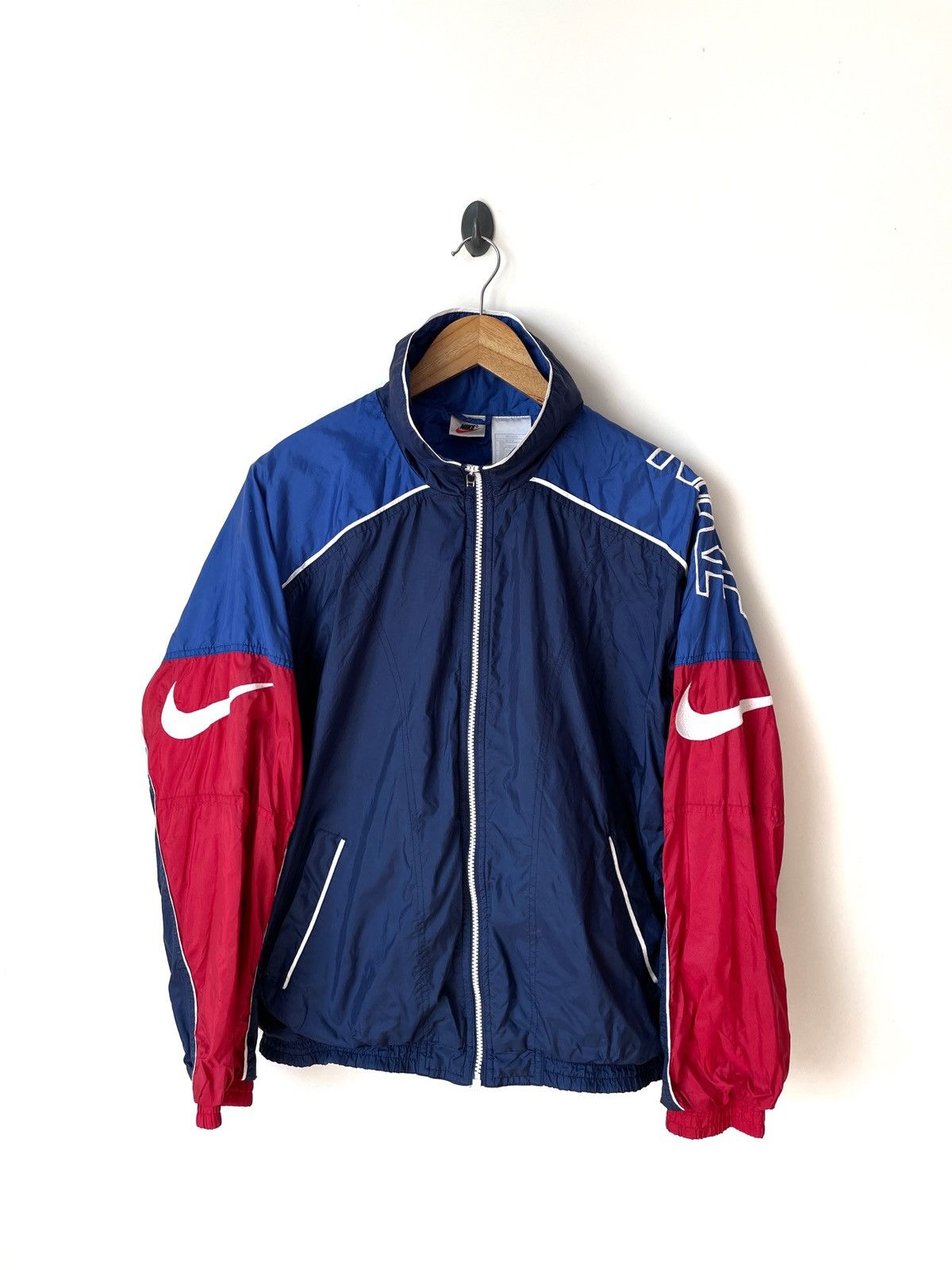 Nike Vintage Nike jacket swoosh logo 1990s Size US M / EU 48-50 / 2 - 1 Thumbnail