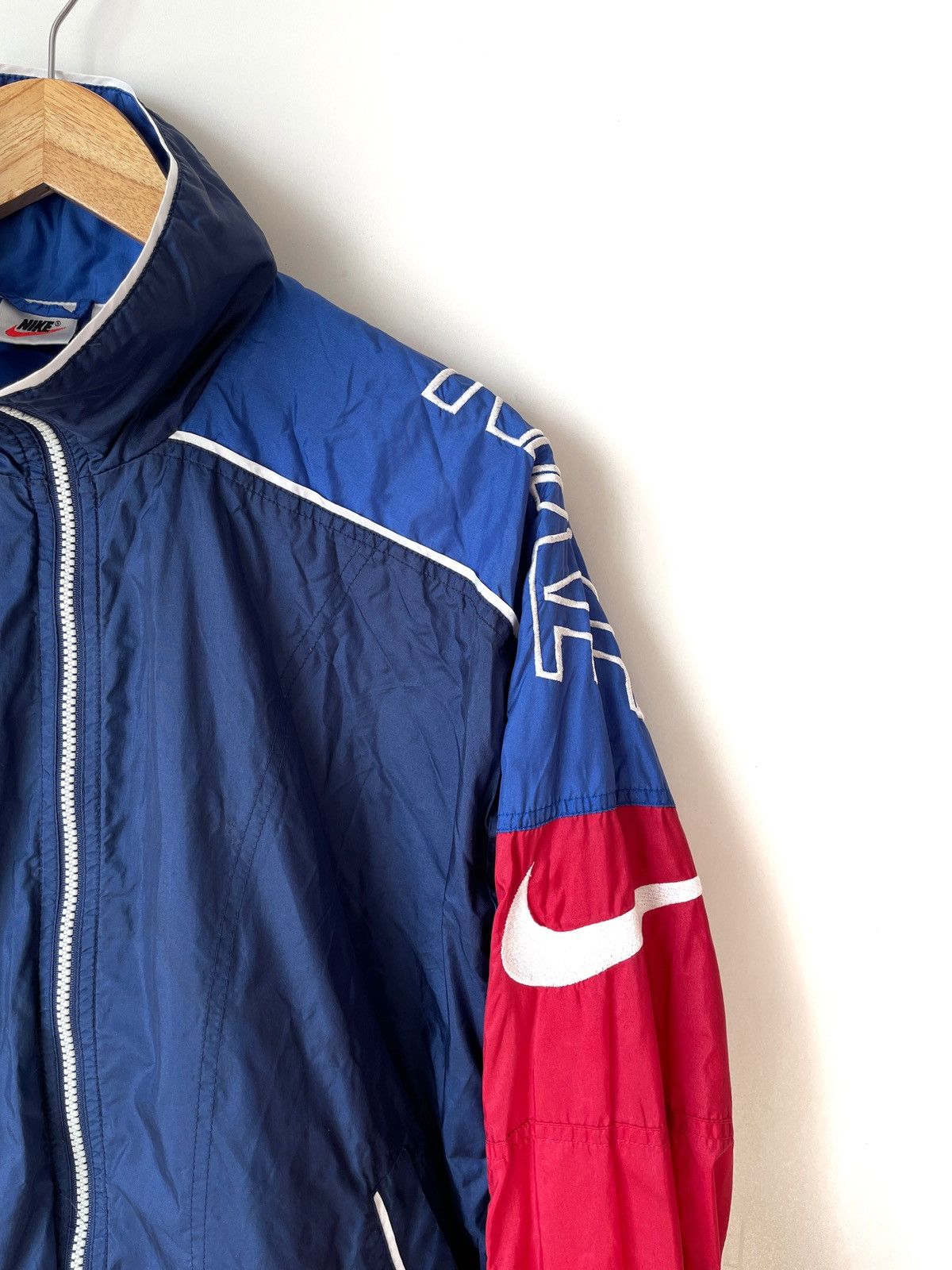 Nike Vintage Nike jacket swoosh logo 1990s Size US M / EU 48-50 / 2 - 2 Thumbnail