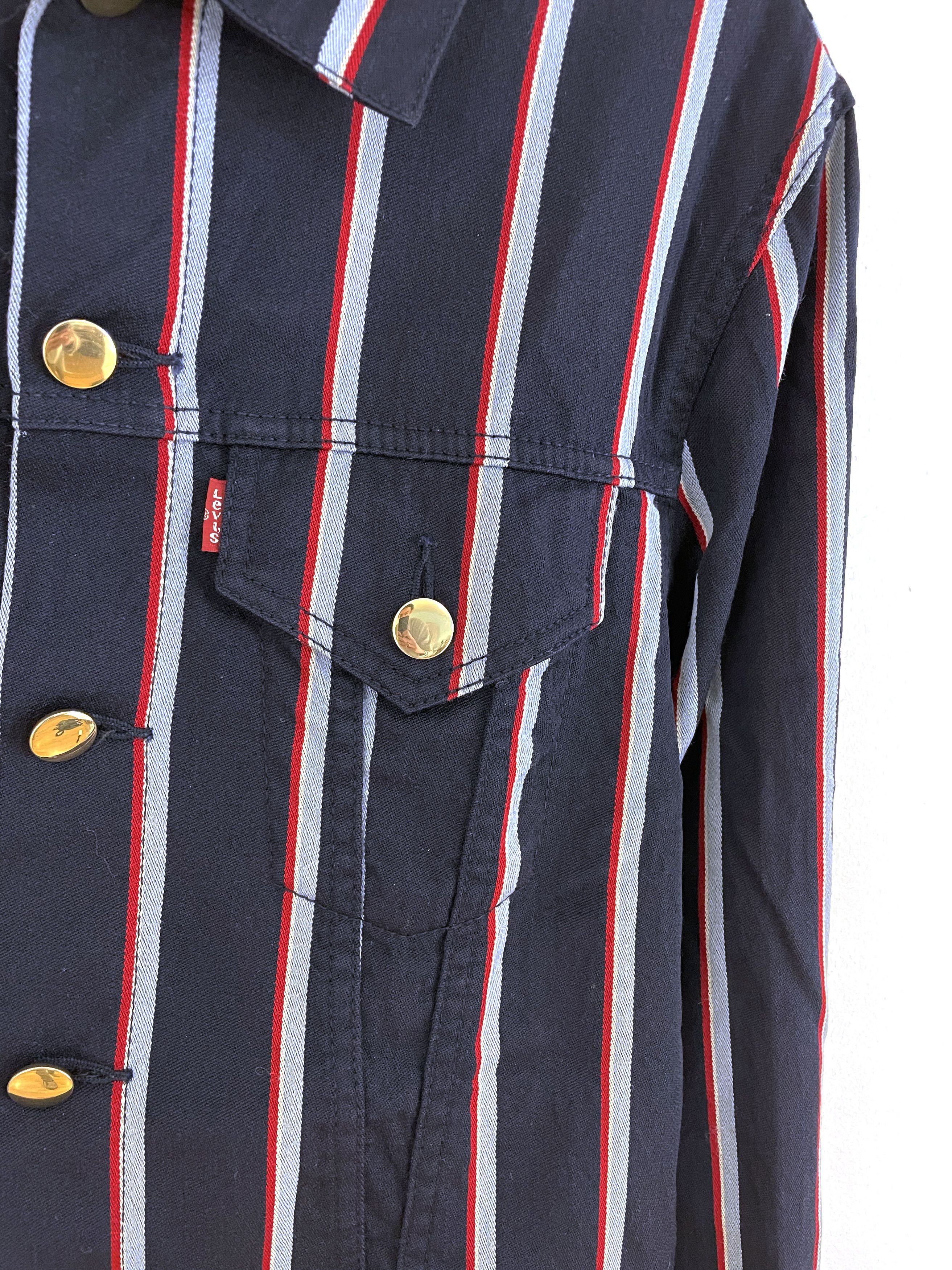 Junya Watanabe × Levi's 2005 Striped Wool Trucker Size US M / EU 48-50 / 2 - 4 Thumbnail