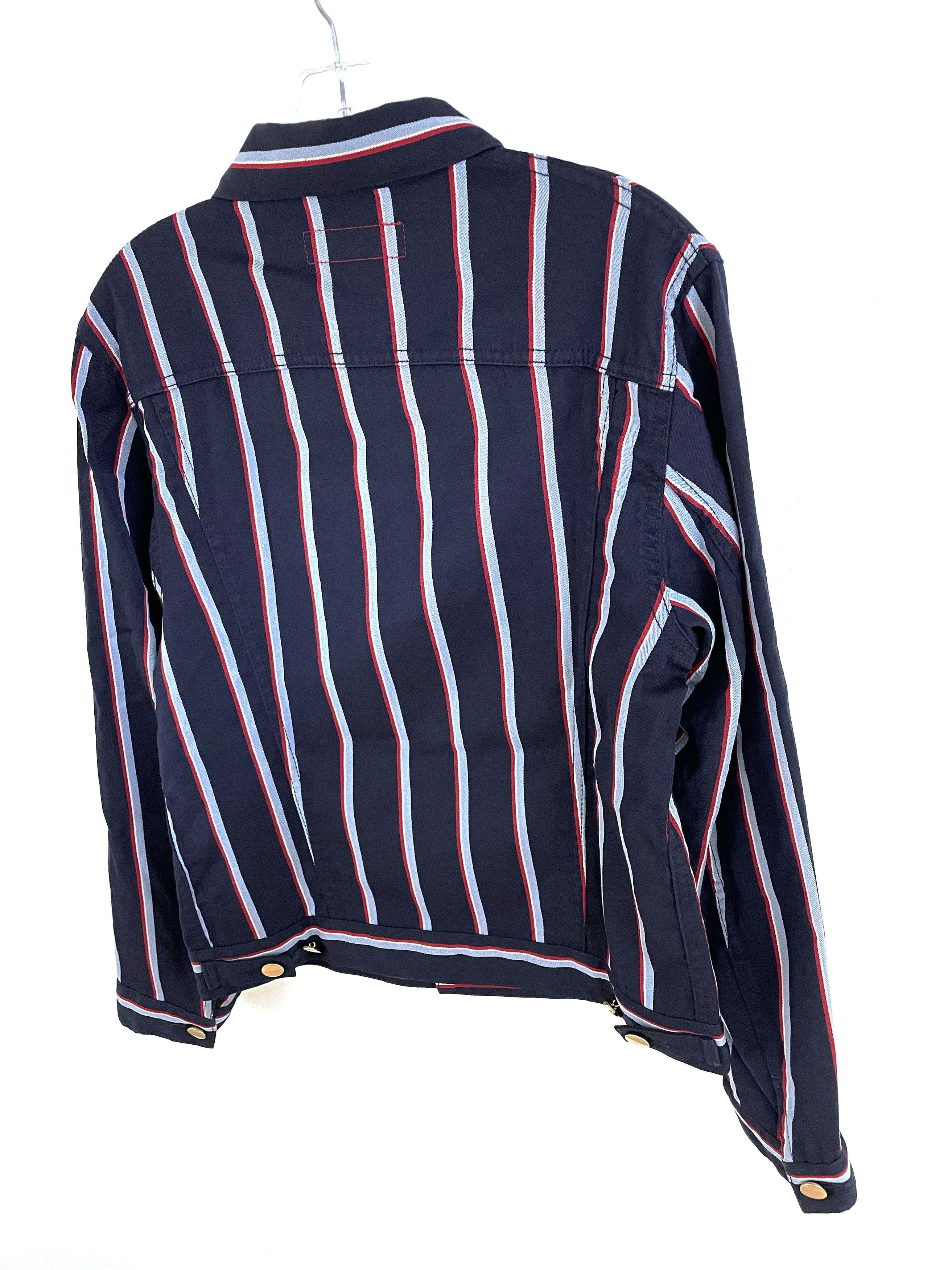 Junya Watanabe × Levi's 2005 Striped Wool Trucker Size US M / EU 48-50 / 2 - 8 Thumbnail