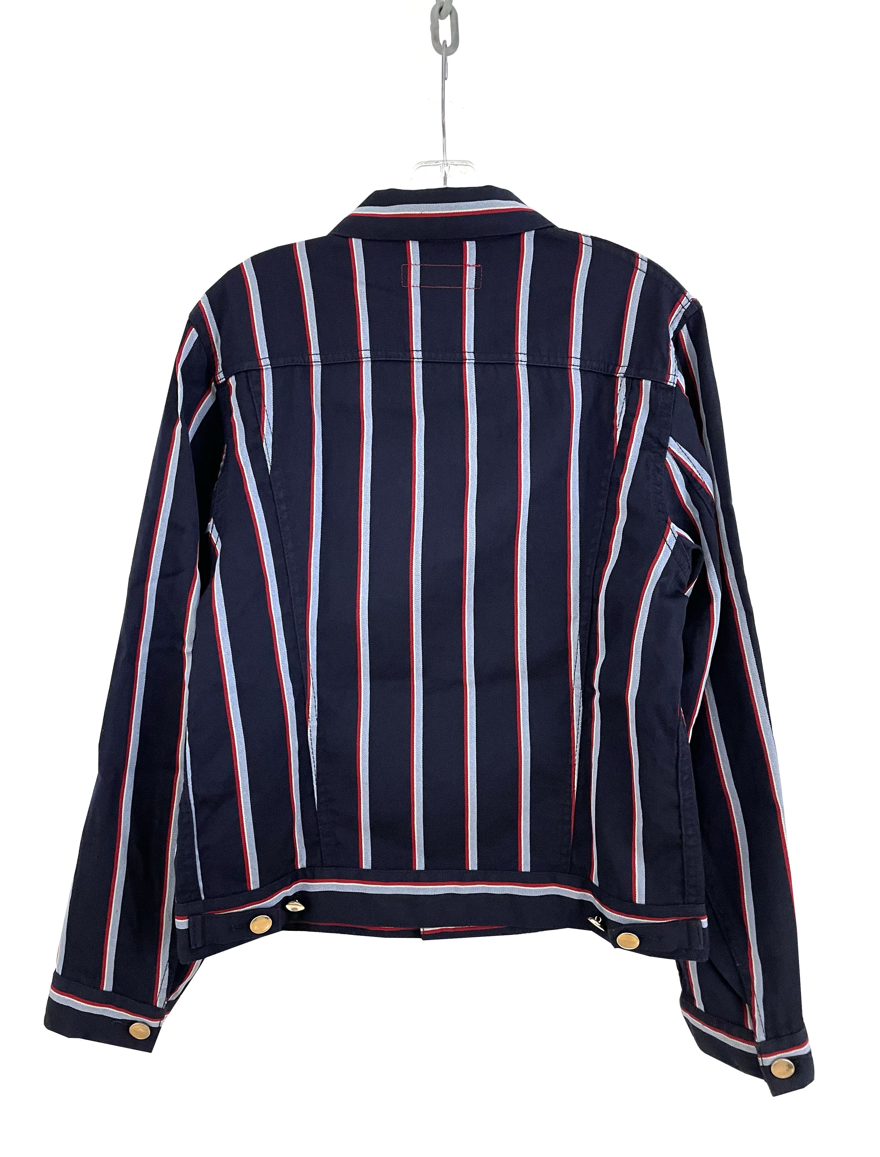 Junya Watanabe × Levi's 2005 Striped Wool Trucker Size US M / EU 48-50 / 2 - 7 Thumbnail