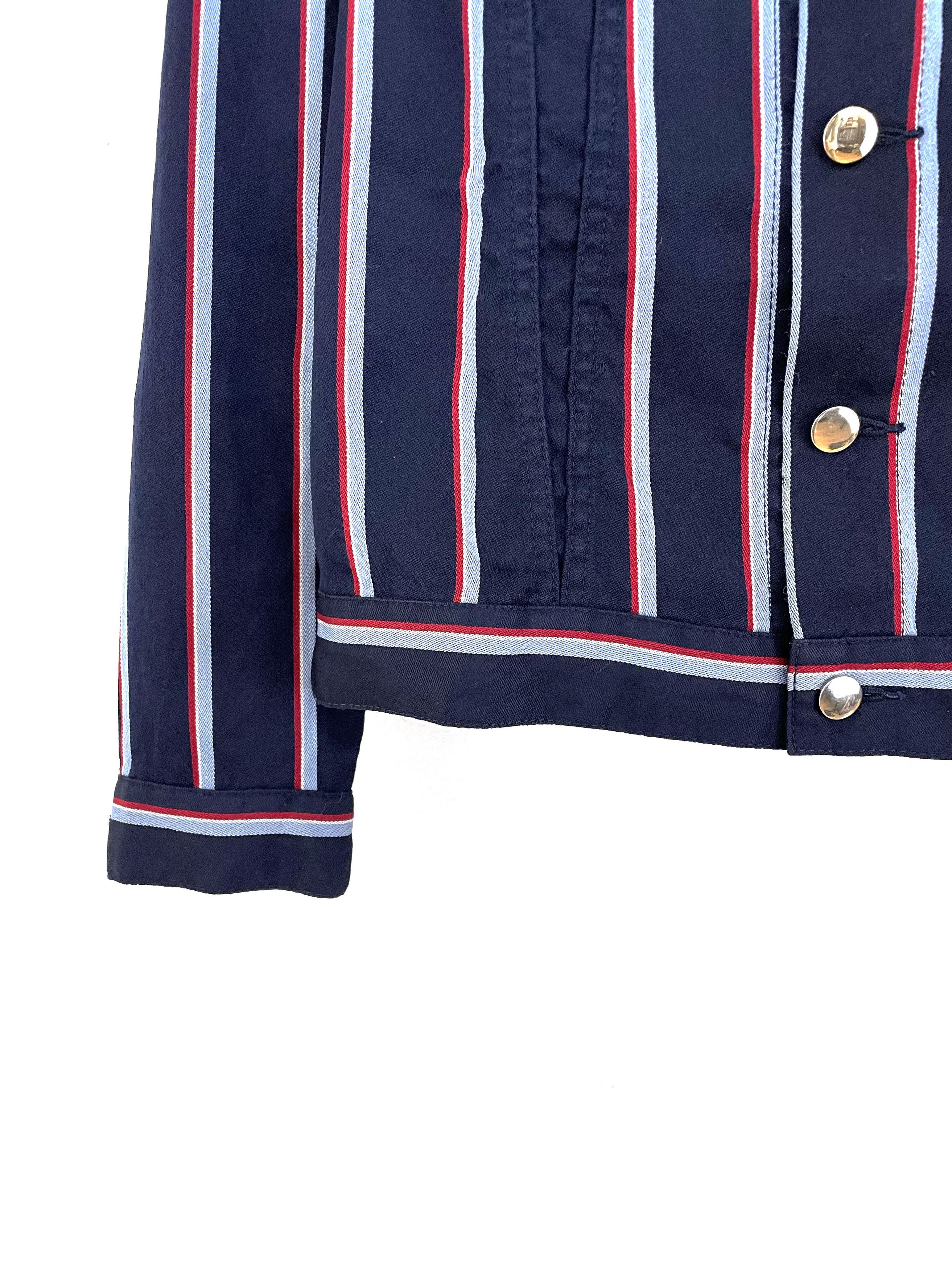 Junya Watanabe × Levi's 2005 Striped Wool Trucker Size US M / EU 48-50 / 2 - 6 Thumbnail