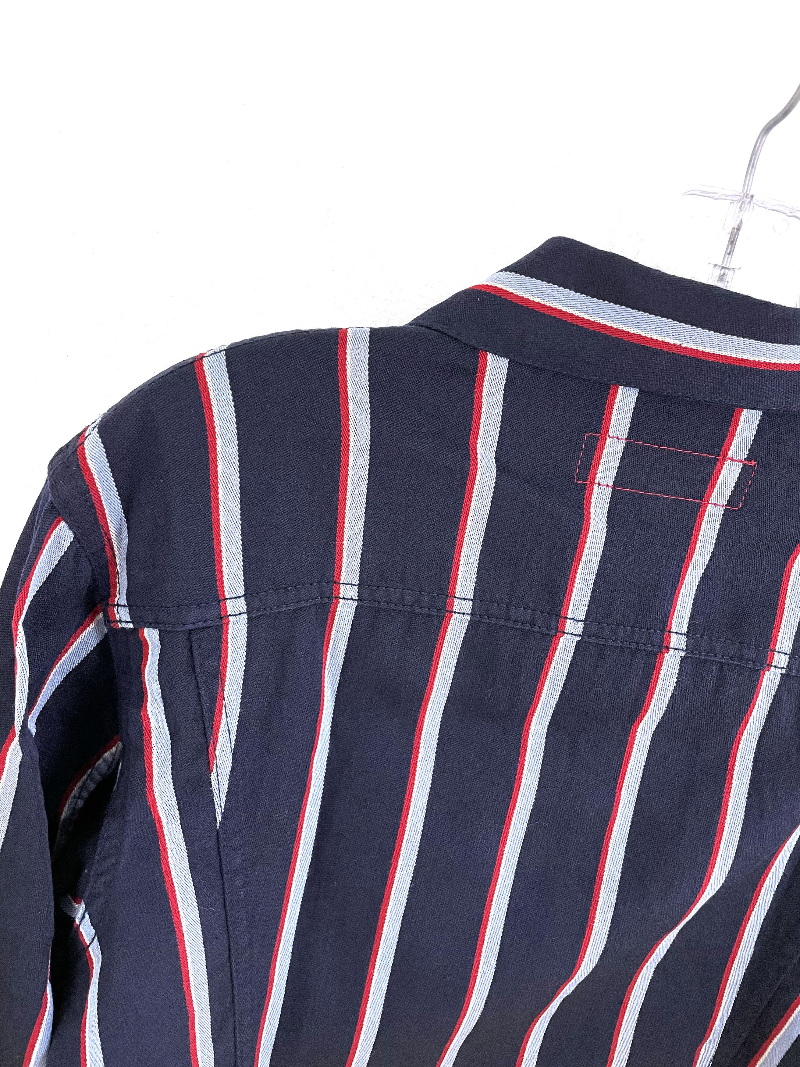 Junya Watanabe × Levi's 2005 Striped Wool Trucker Size US M / EU 48-50 / 2 - 9 Thumbnail