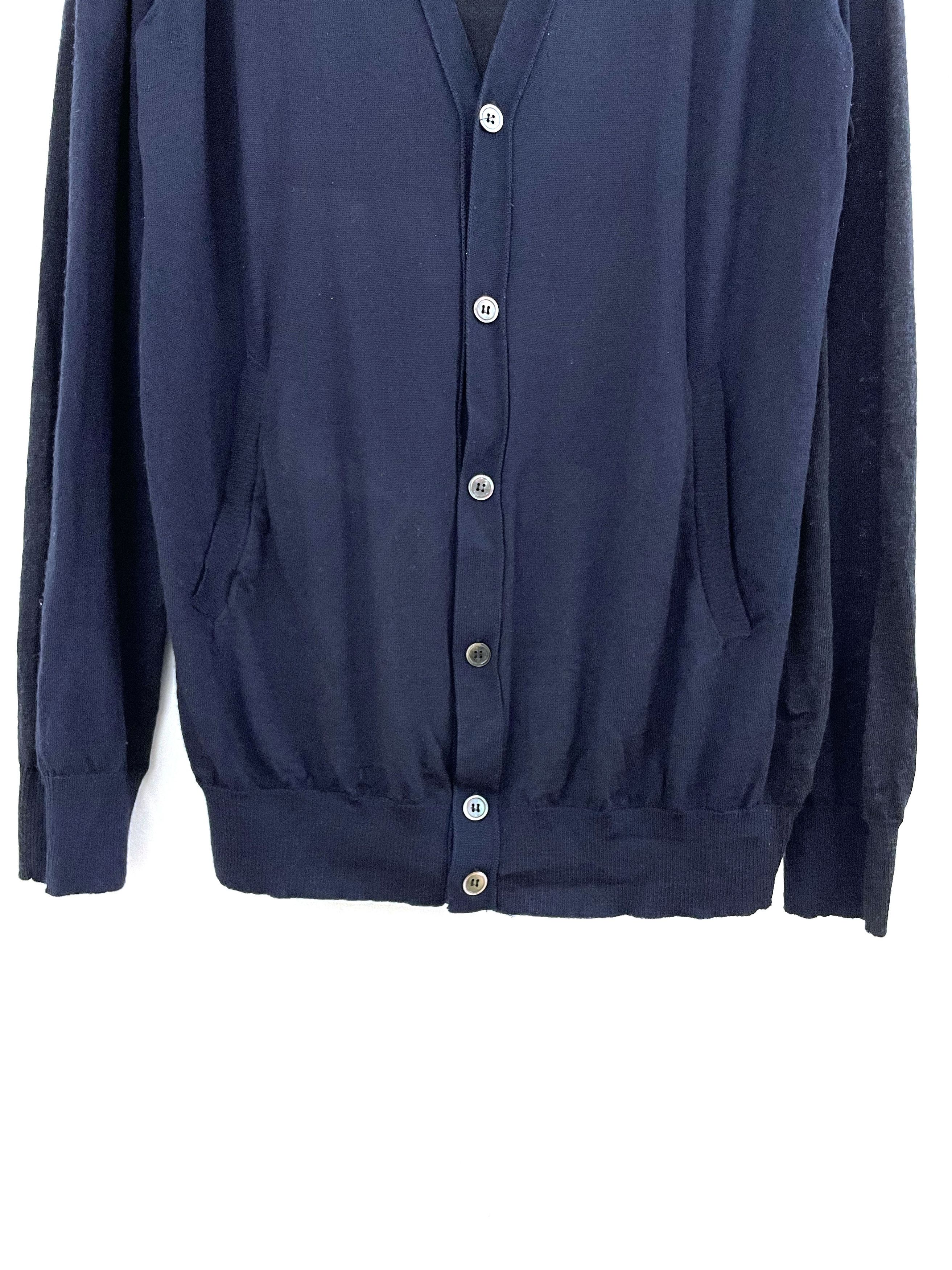 Undercover AW10 Avakareta Life 2 Tone Wool Cardigan Size US XL / EU 56 / 4 - 10 Thumbnail