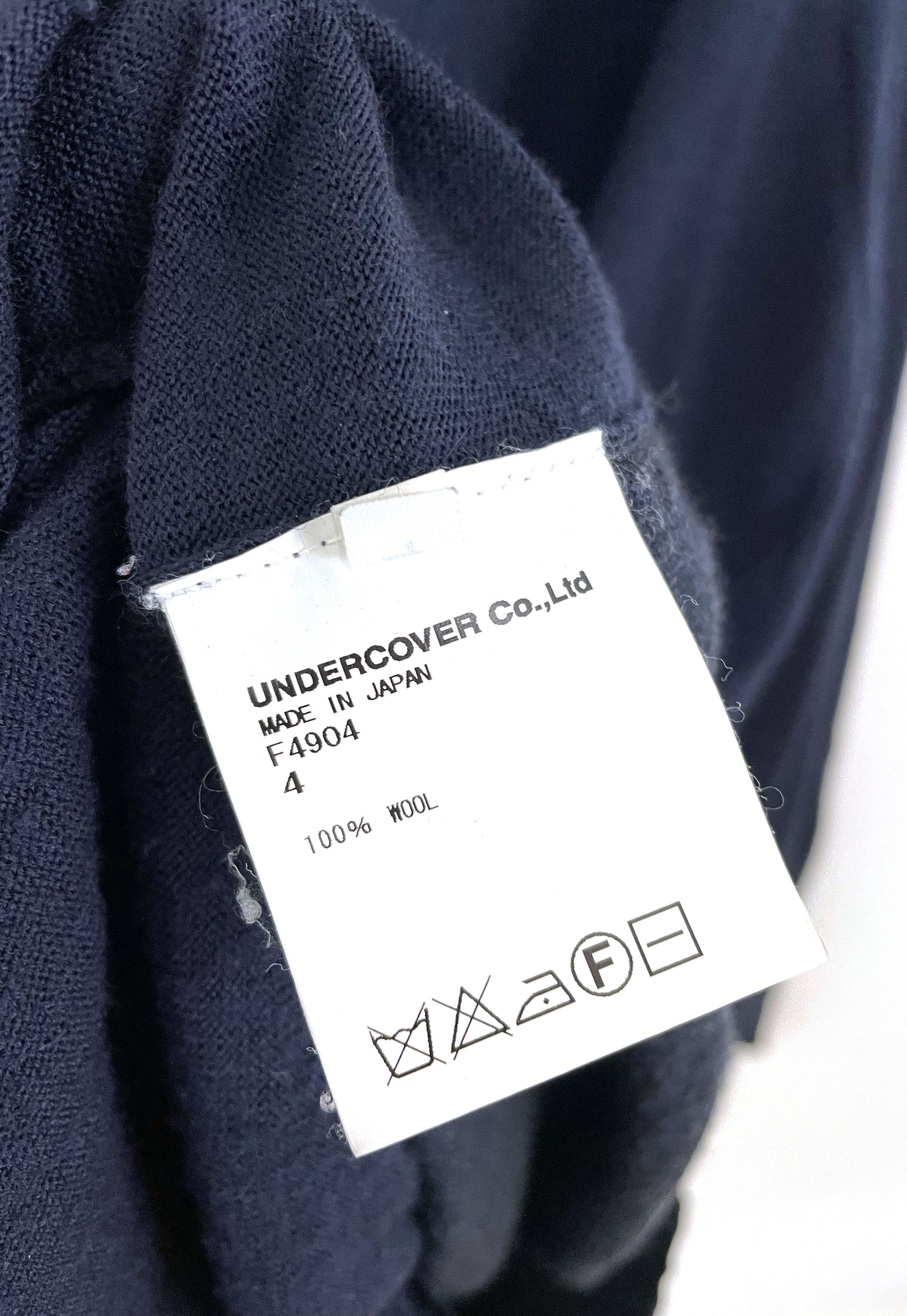 Undercover AW10 Avakareta Life 2 Tone Wool Cardigan Size US XL / EU 56 / 4 - 5 Thumbnail