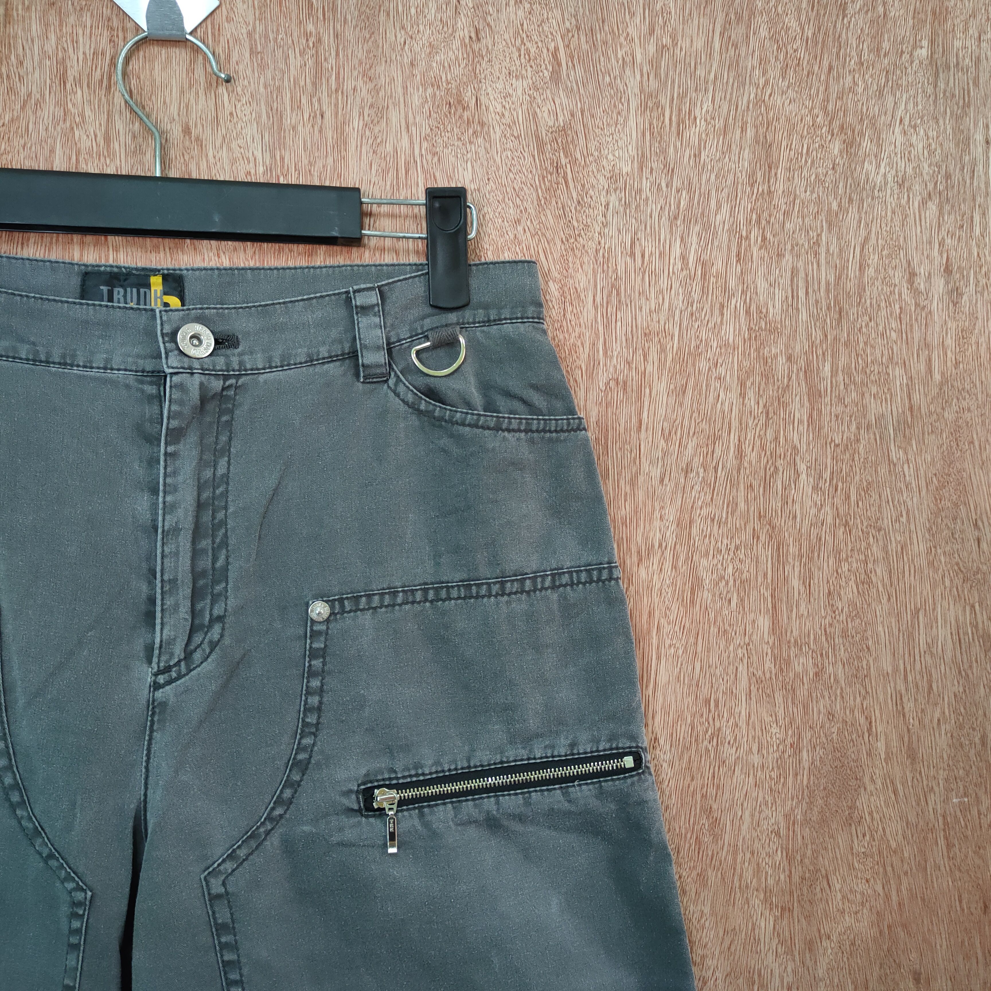 Hiroko Koshino Homme TRUNK HIROKO KOSHINO DOUBLE KNEE STYLE CARGO PANTS Size US 29 - 9 Thumbnail