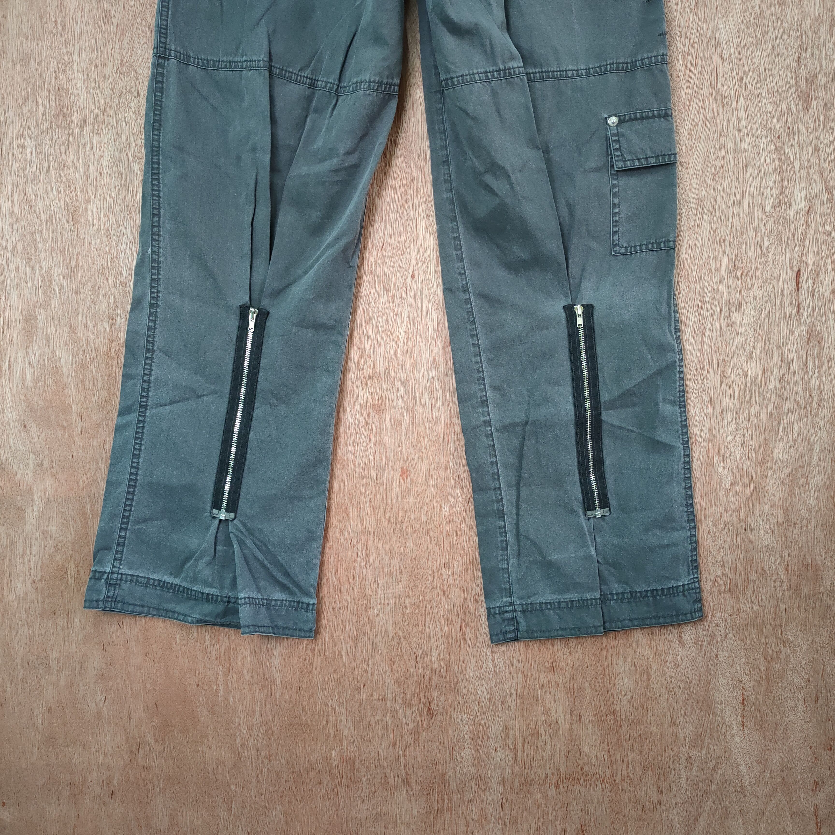 Hiroko Koshino Homme TRUNK HIROKO KOSHINO DOUBLE KNEE STYLE CARGO PANTS Size US 29 - 6 Thumbnail