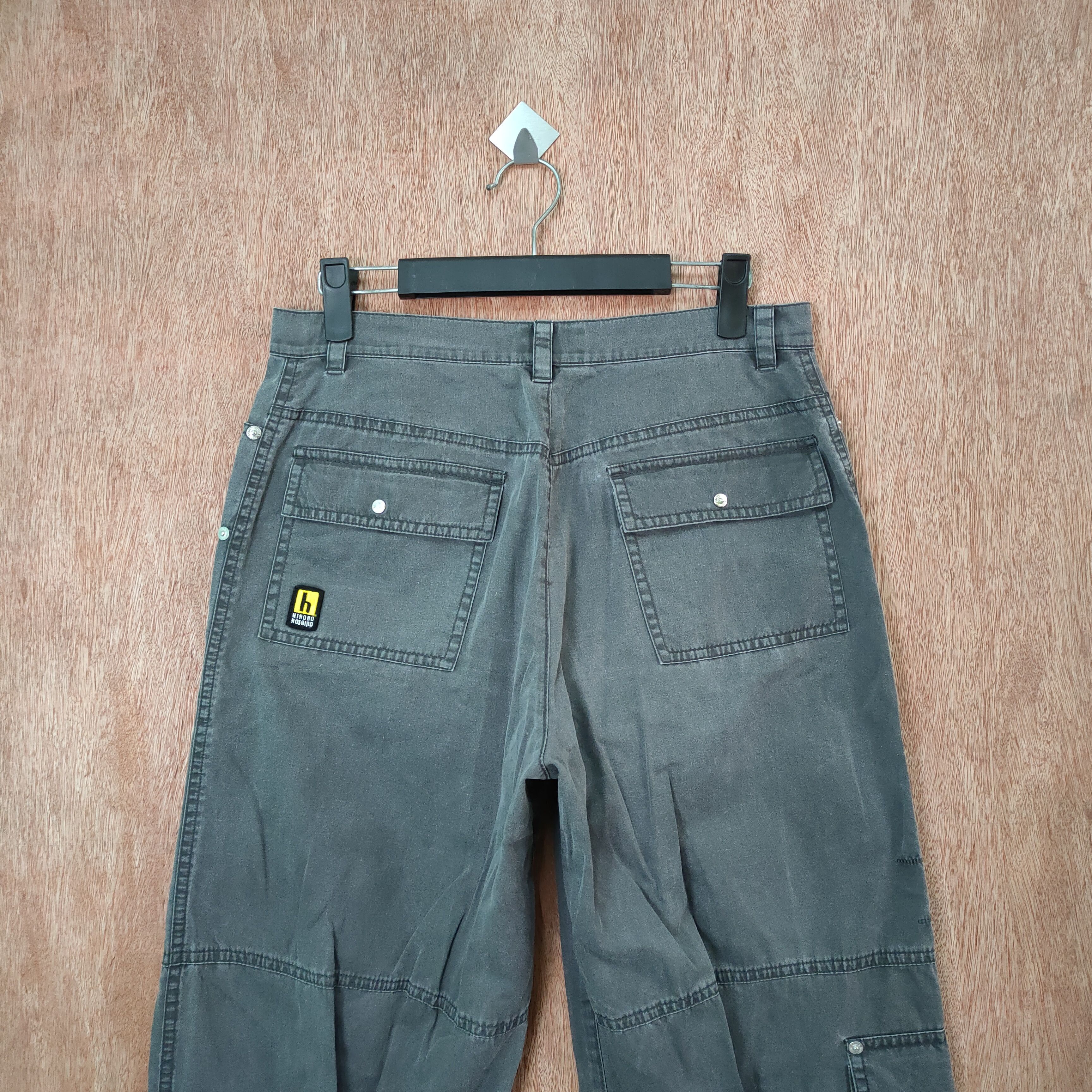 Hiroko Koshino Homme TRUNK HIROKO KOSHINO DOUBLE KNEE STYLE CARGO PANTS Size US 29 - 5 Thumbnail