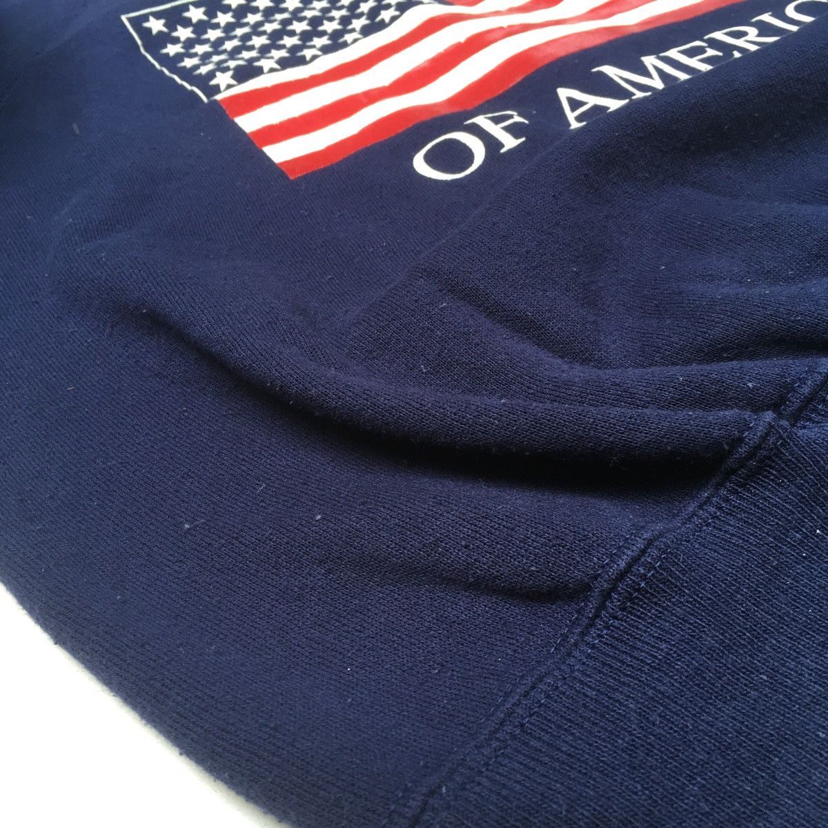 Vintage Crazy Vintage American US Flag Sweatshirt Poly-Cotton Size US L / EU 52-54 / 3 - 18 Thumbnail