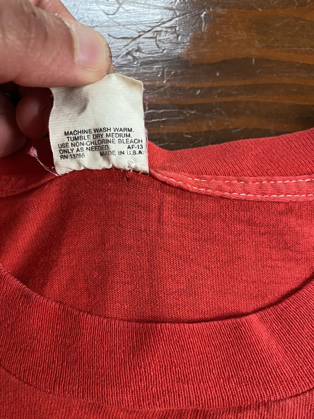 Fruit Of The Loom × Vintage Vintage 80’s Fruit of the Loom Single Stitch Pocket Tank Size US L / EU 52-54 / 3 - 7 Thumbnail