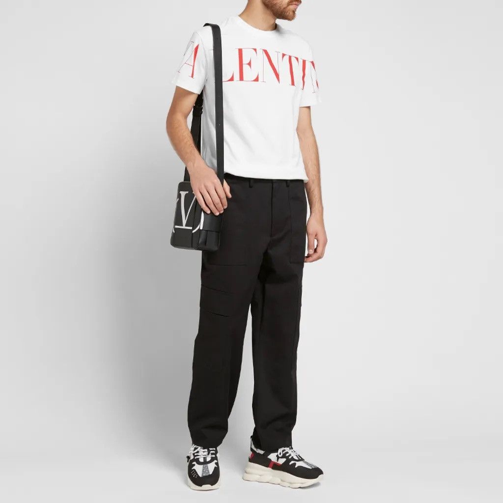 Valentino Black Cotton Cargo Pants Size US 32 / EU 48 - 9 Thumbnail
