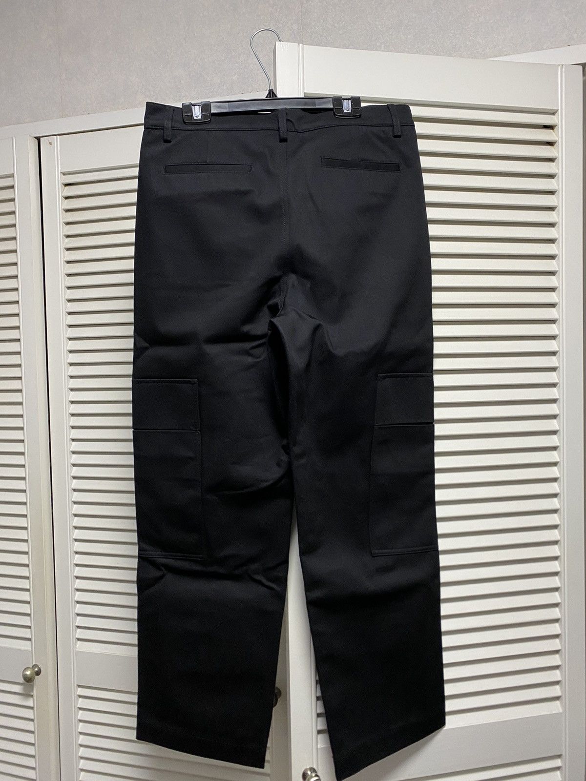 Valentino Black Cotton Cargo Pants Size US 32 / EU 48 - 2 Thumbnail