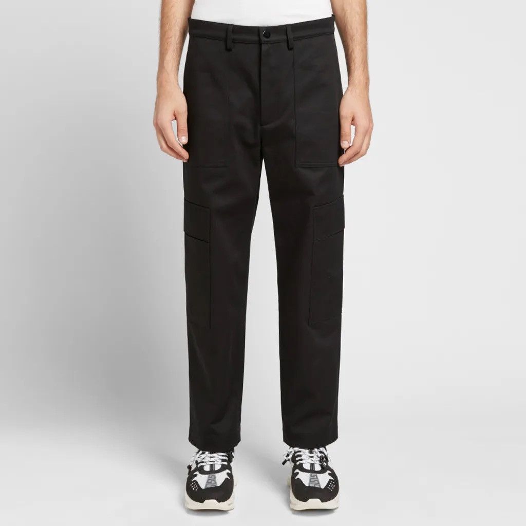 Valentino Black Cotton Cargo Pants Size US 32 / EU 48 - 6 Thumbnail