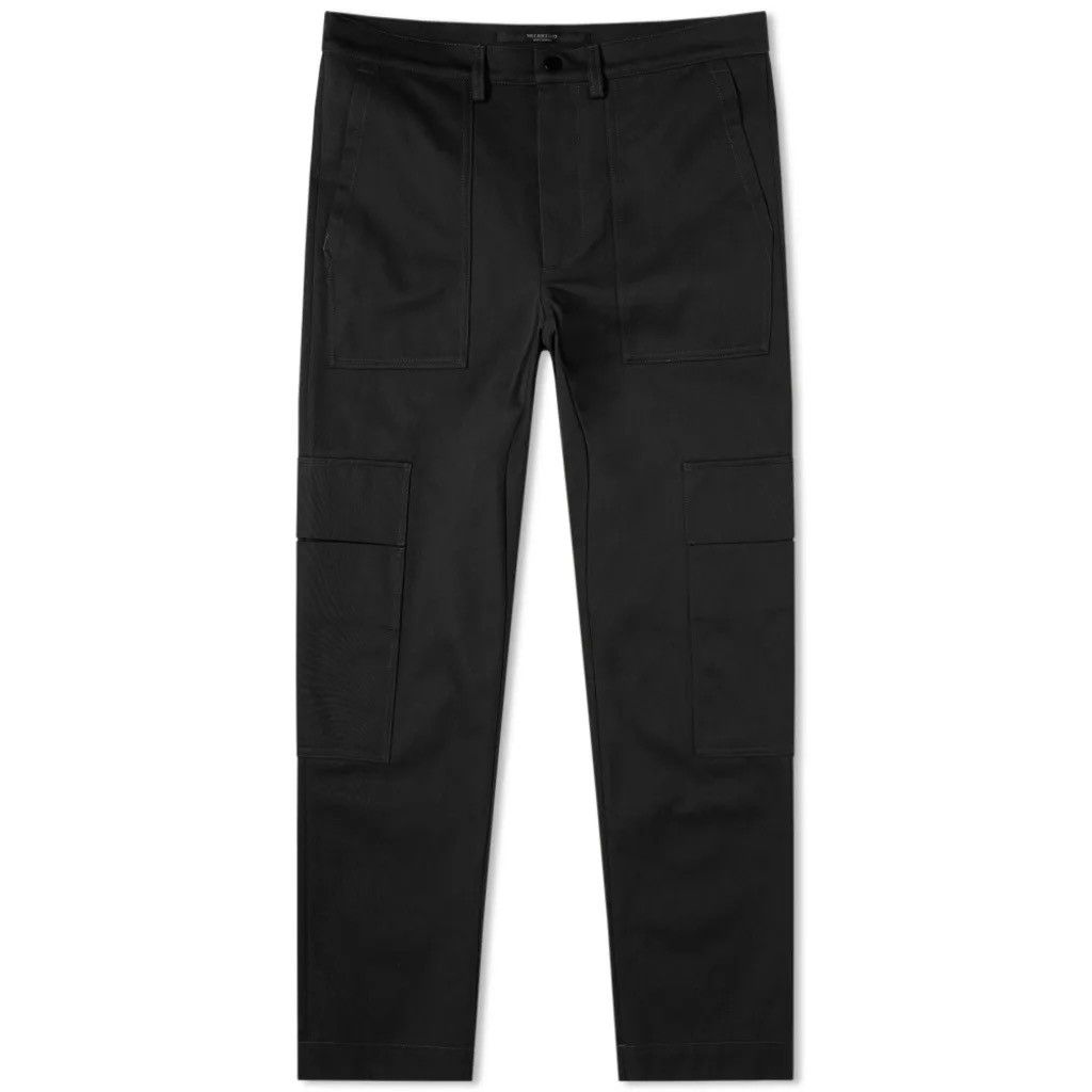 Valentino Black Cotton Cargo Pants Size US 32 / EU 48 - 5 Thumbnail
