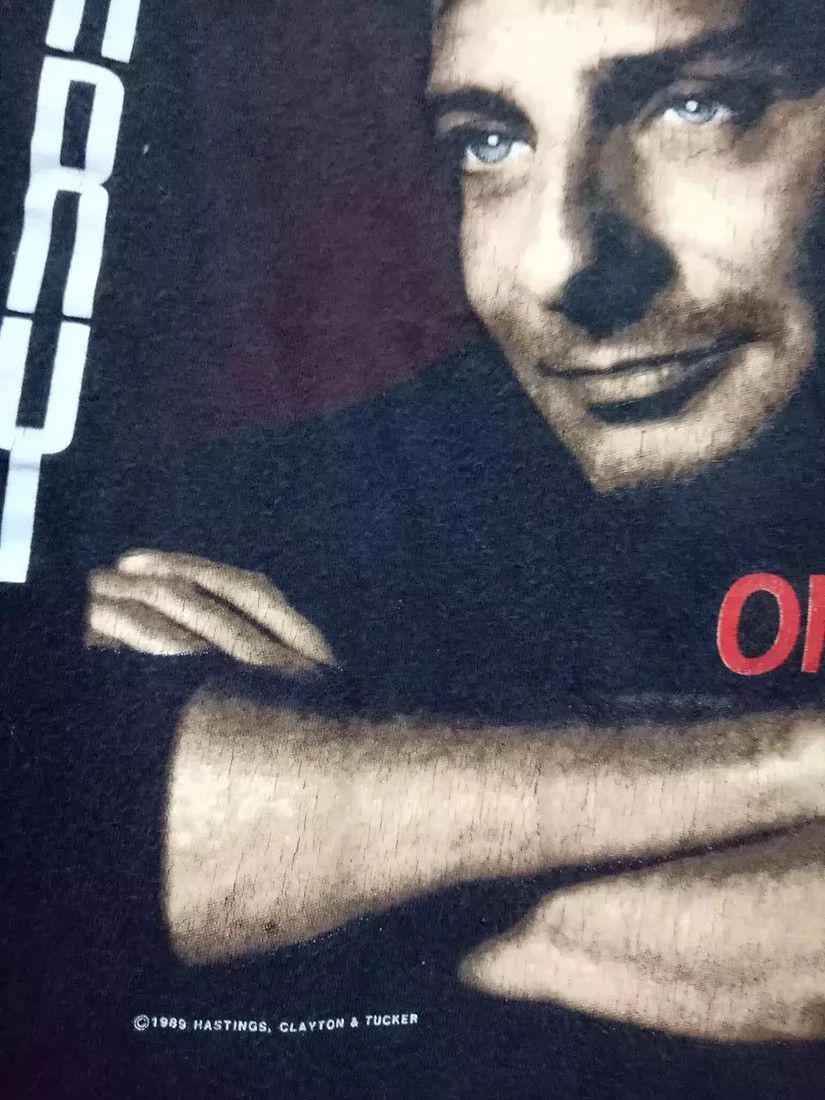 Band Tees VINTAGE 80s Barry Manilow Pop singer 1989 On Broadway shirt Size US M / EU 48-50 / 2 - 3 Thumbnail