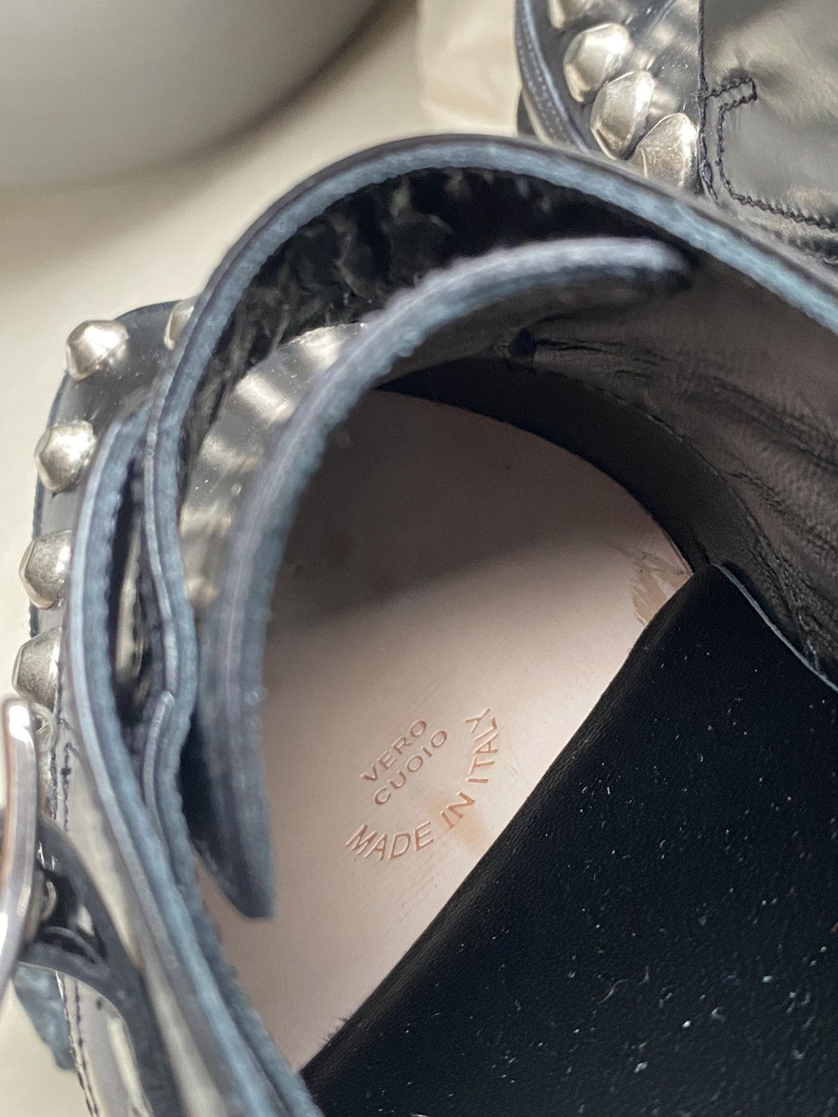 Saint Laurent Paris *Holy Grail* FW14 Saint Laurent studded creepers BNIB Hedi Size US 12 / EU 45 - 20 Thumbnail