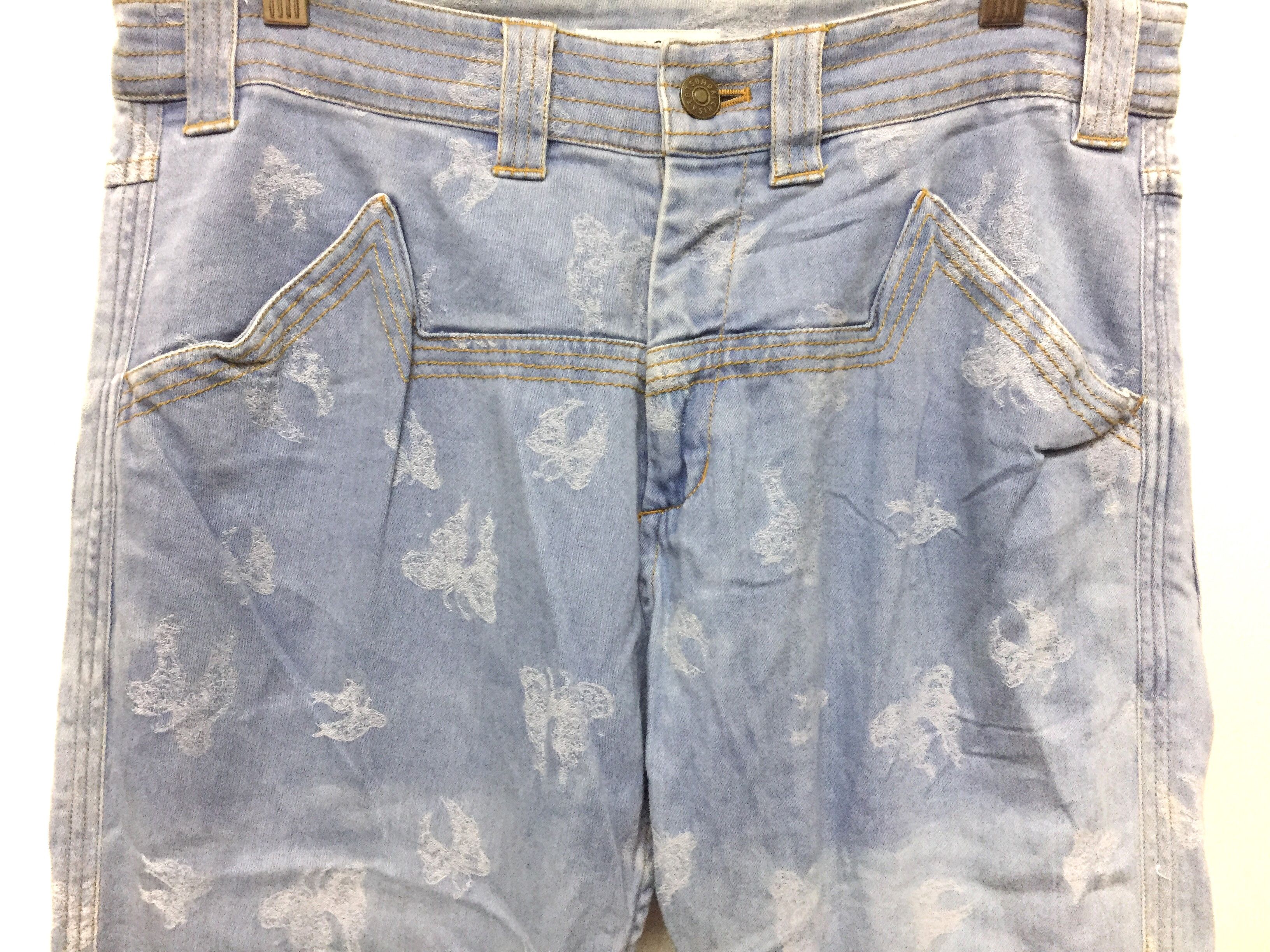 Issey Miyake × Tsumori Chisato Butterfly embroidered logo pants issey miyake Size 31" - 3 Thumbnail