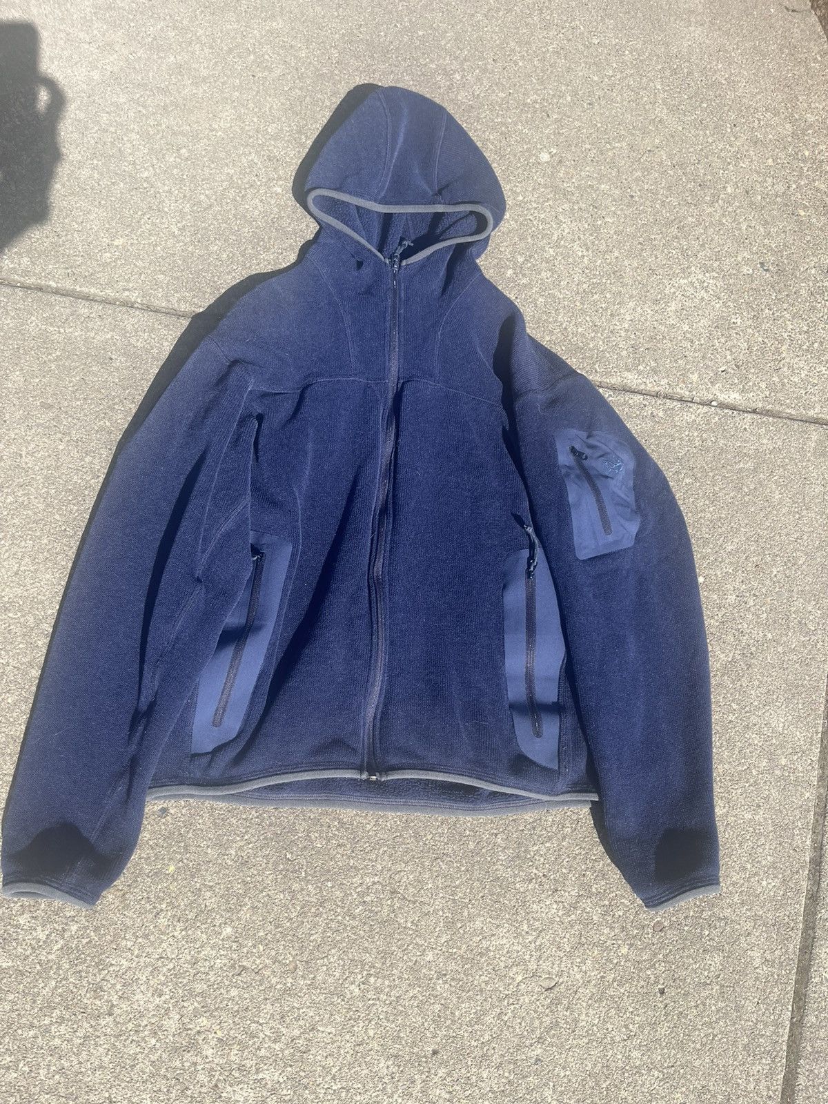 Navy Blue Arc’teryx Zip Up Hoodie