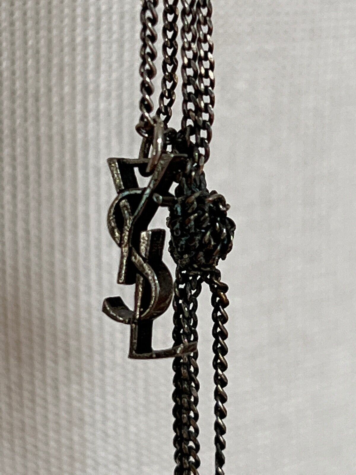Yves Saint Laurent Necklace Chain in Silver Size ONE SIZE - 5 Thumbnail