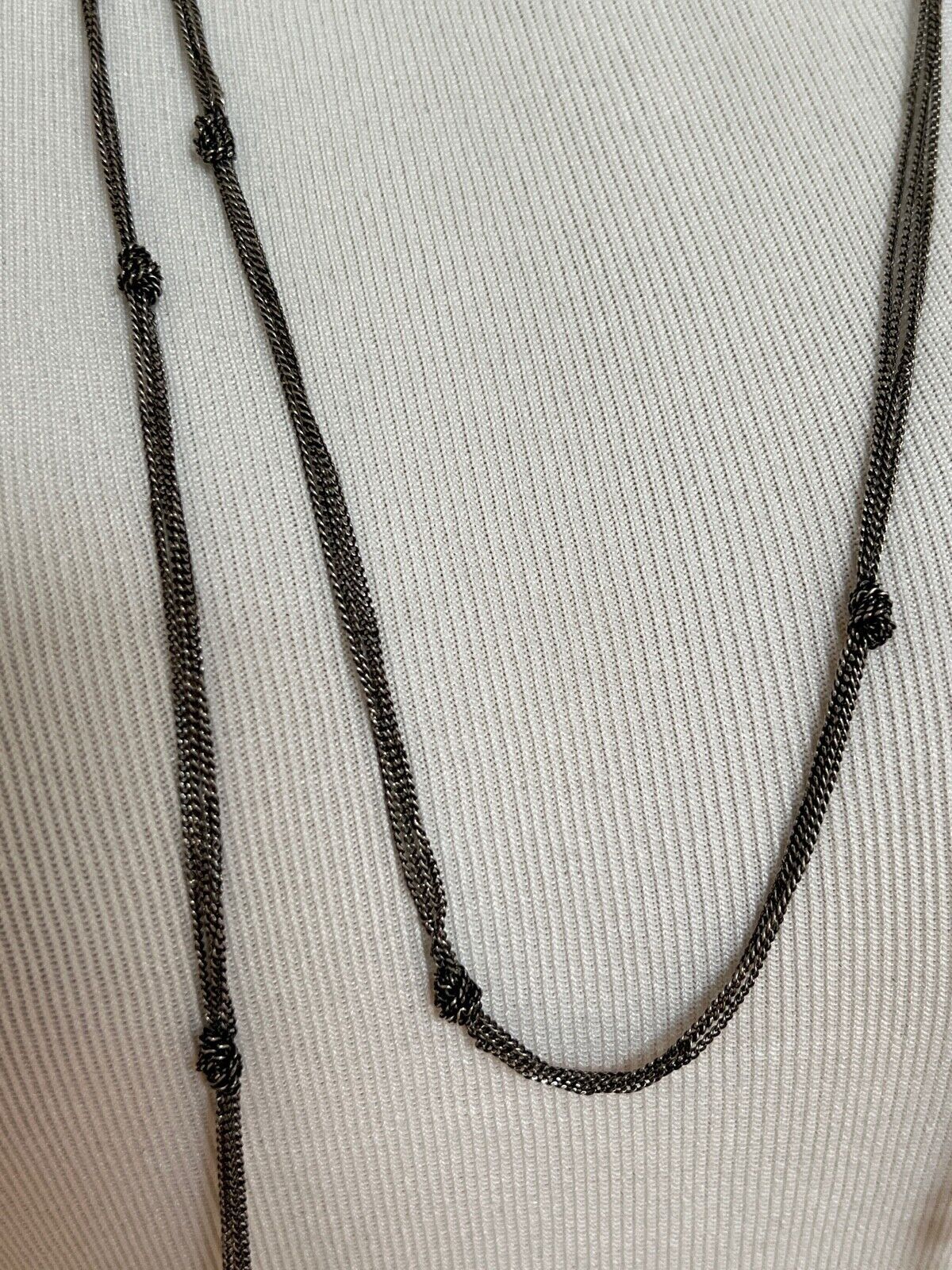 Yves Saint Laurent Necklace Chain in Silver Size ONE SIZE - 7 Thumbnail