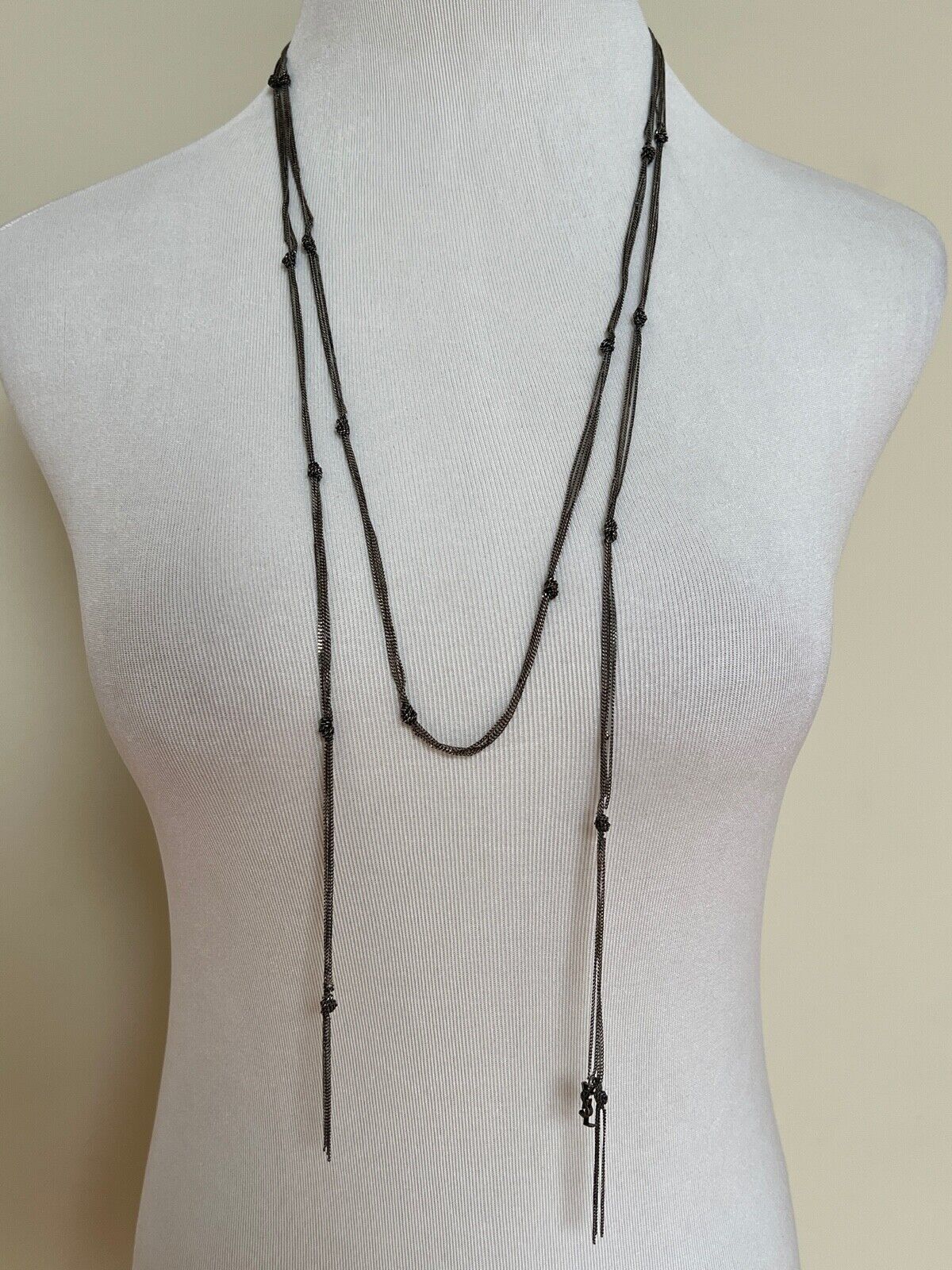Yves Saint Laurent Necklace Chain in Silver Size ONE SIZE - 1 Thumbnail