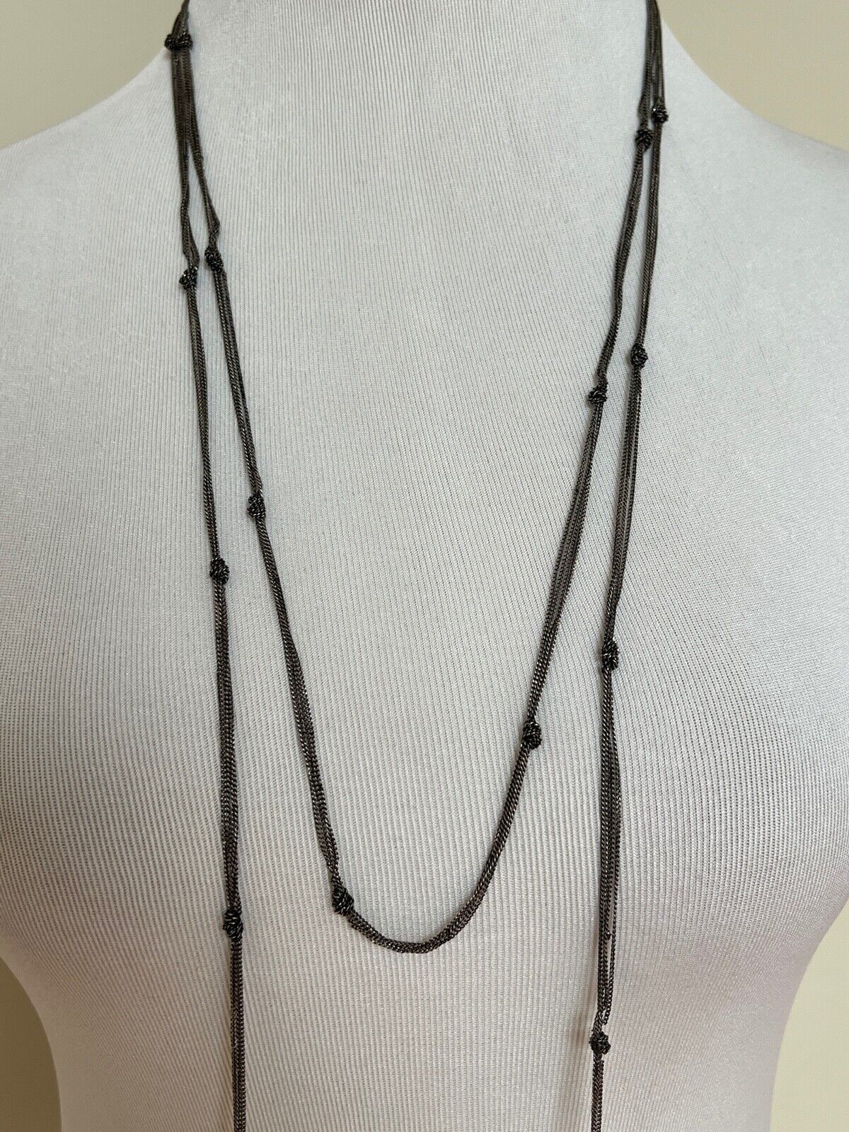 Yves Saint Laurent Necklace Chain in Silver Size ONE SIZE - 6 Thumbnail