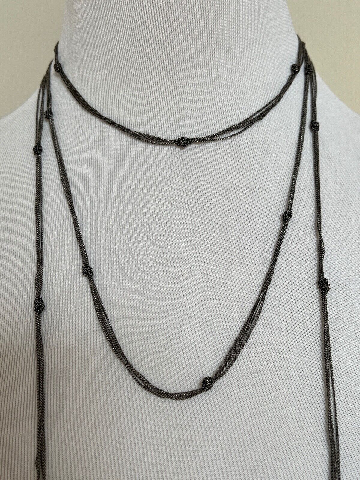 Yves Saint Laurent Necklace Chain in Silver Size ONE SIZE - 11 Thumbnail