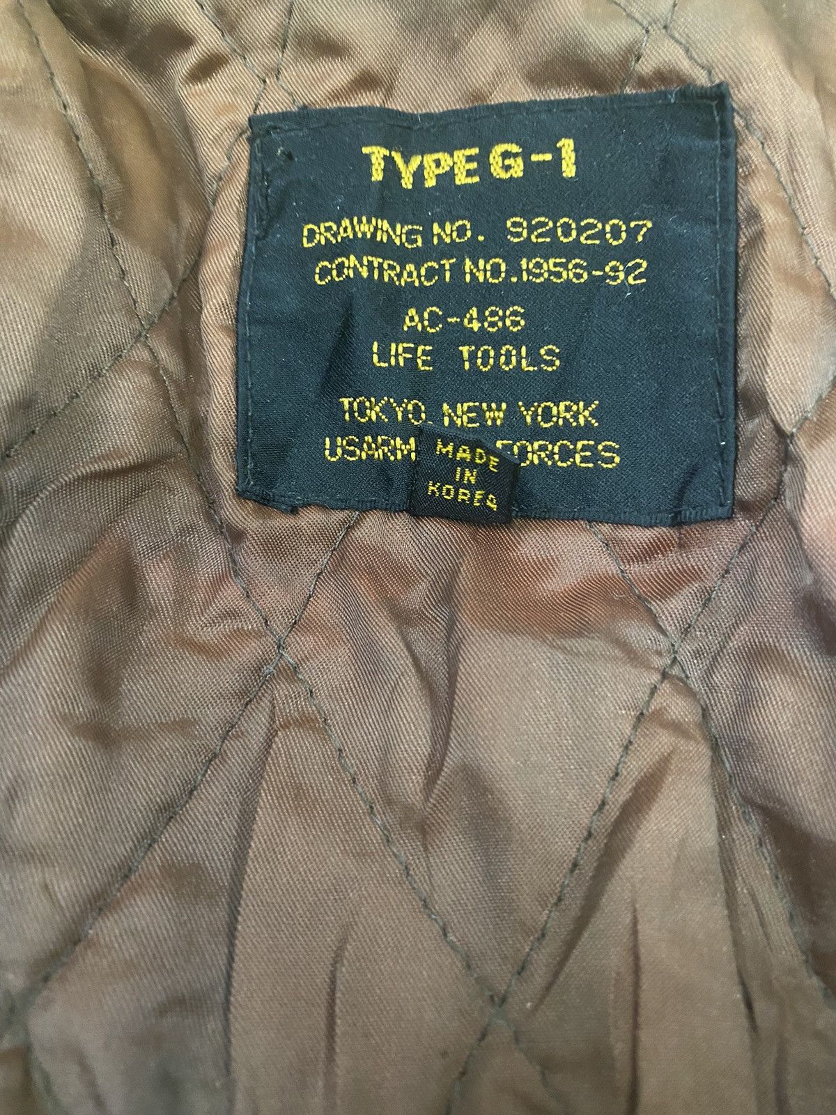 Other Flyers Type G-1 Brown Leather Jacket Size US L / EU 52-54 / 3 - 9 Thumbnail