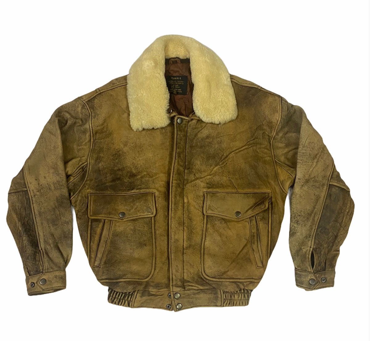 Other Flyers Type G-1 Brown Leather Jacket Size US L / EU 52-54 / 3 - 2 Thumbnail