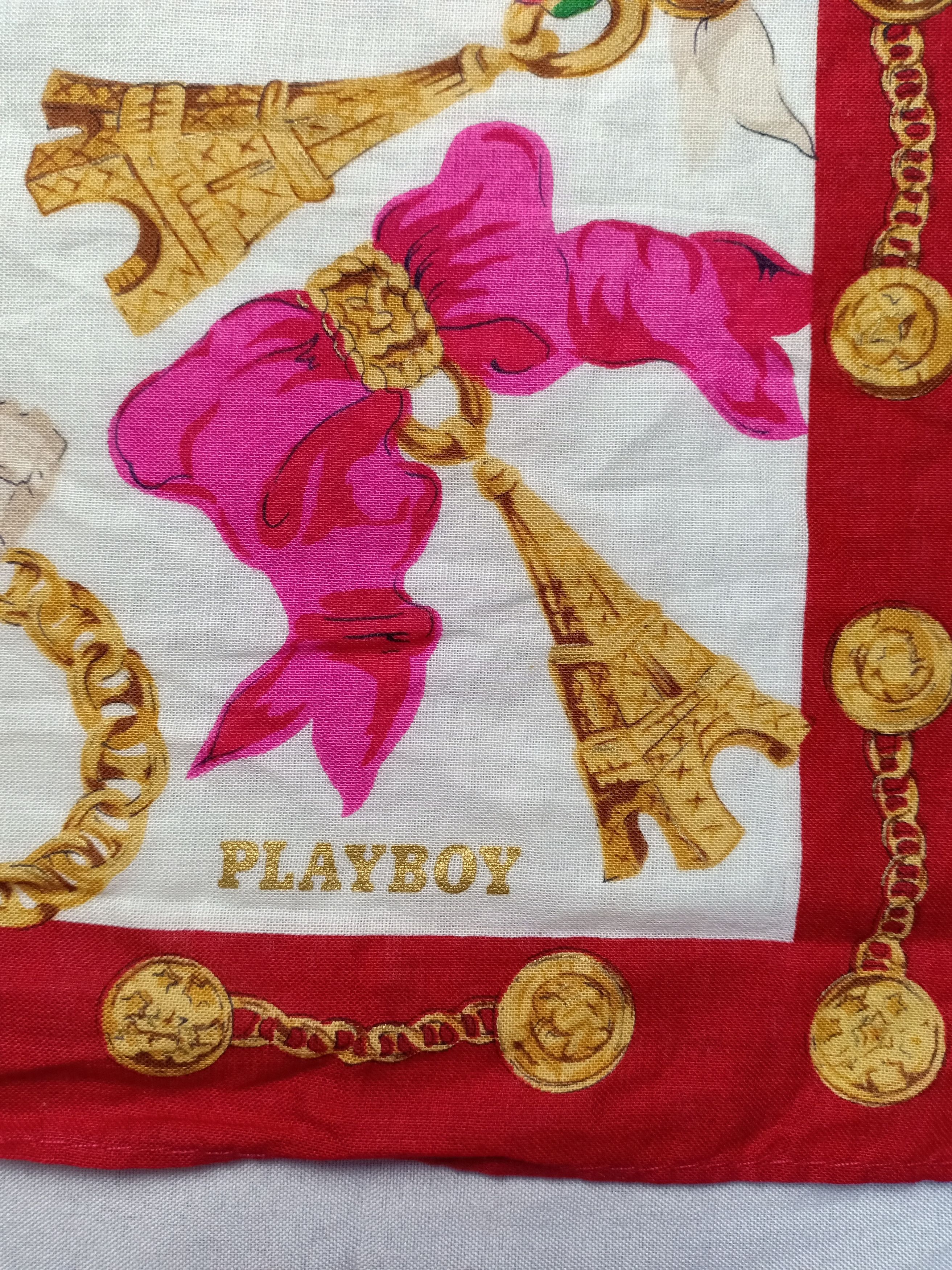Playboy Playboy bandana pocket square scarf face mask idea Size ONE SIZE - 1 Thumbnail