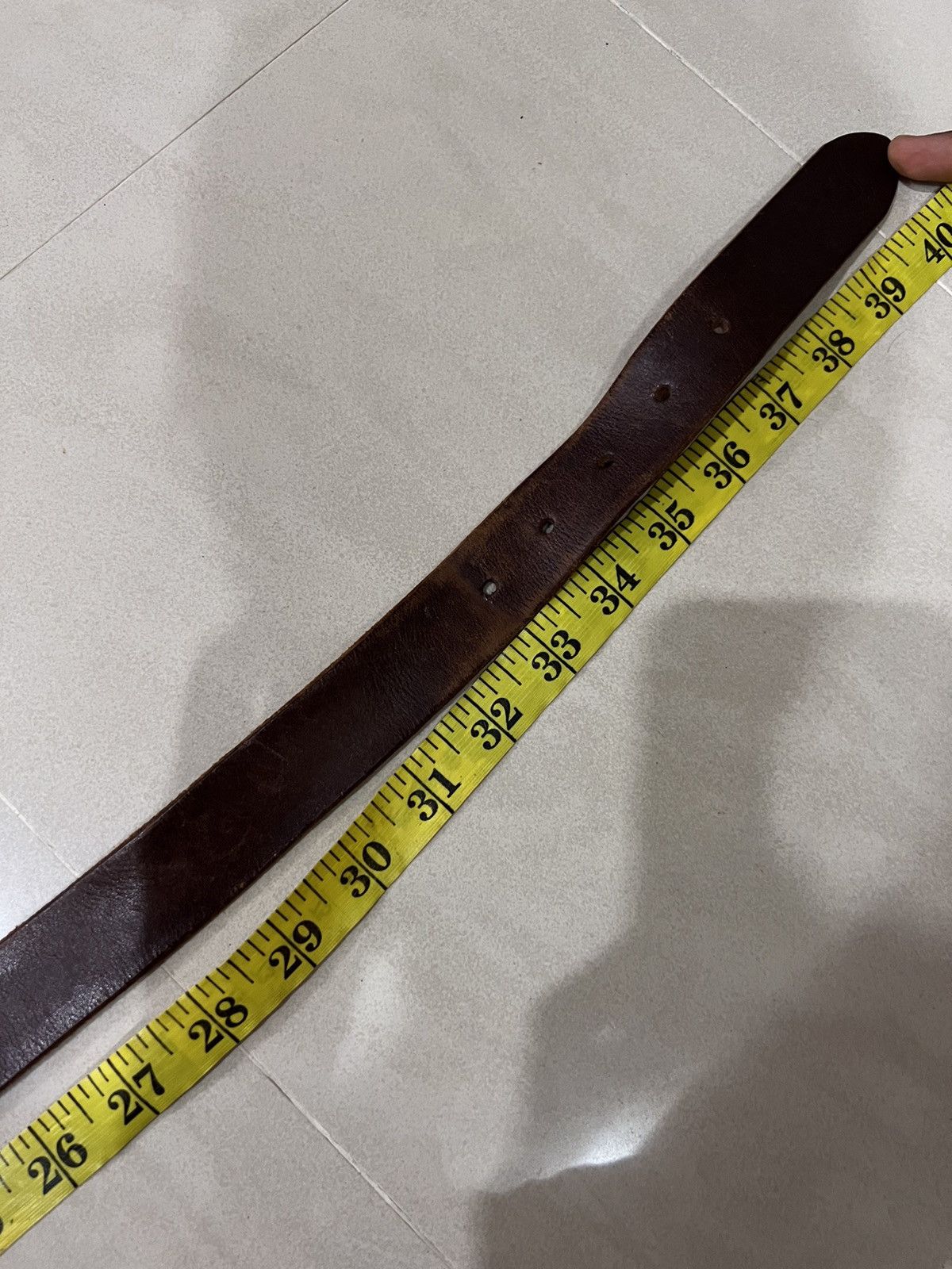 Leather Unbrand Leather Buckle Belt Size ONE SIZE - 9 Thumbnail
