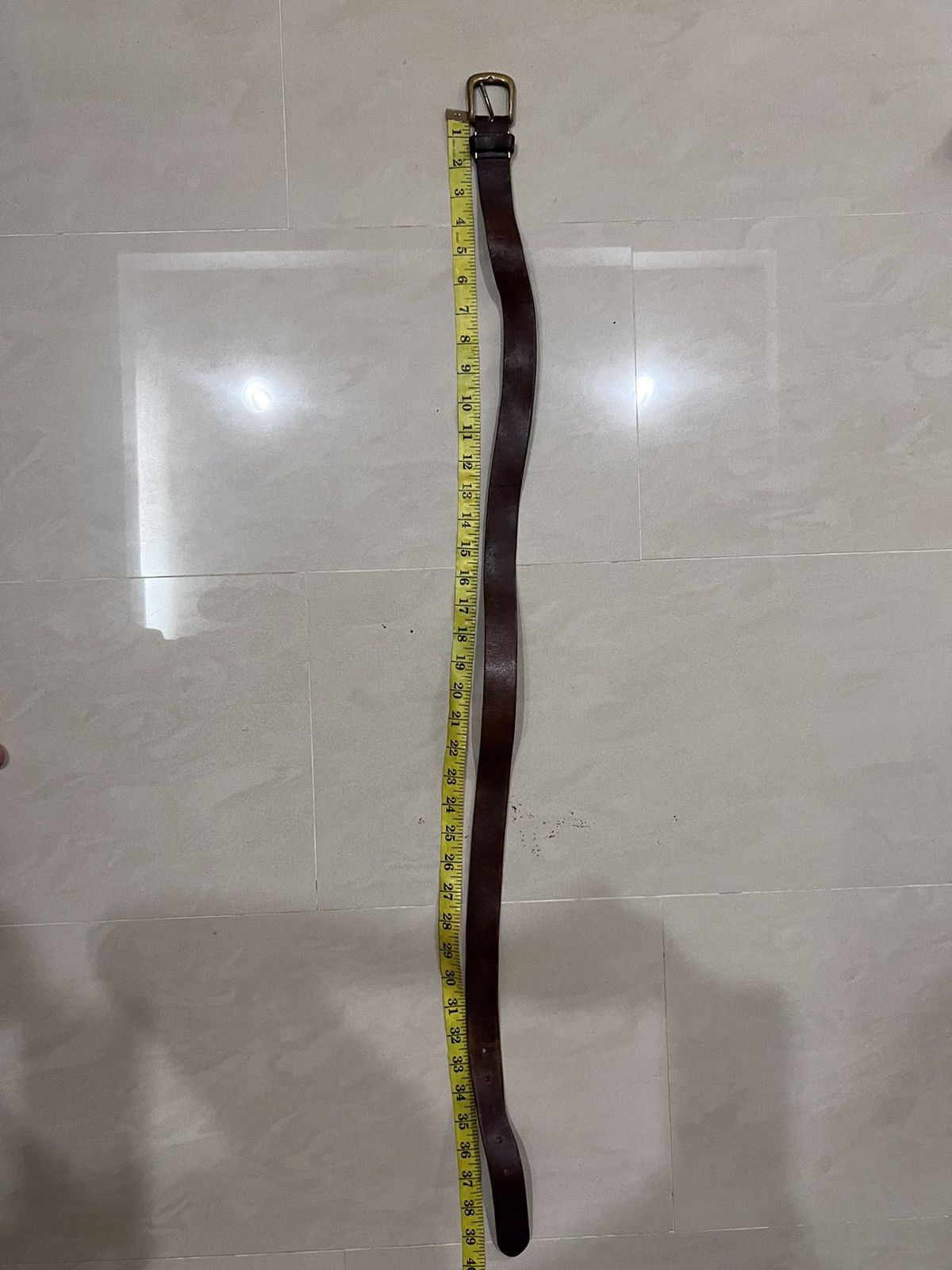 Leather Unbrand Leather Buckle Belt Size ONE SIZE - 10 Thumbnail