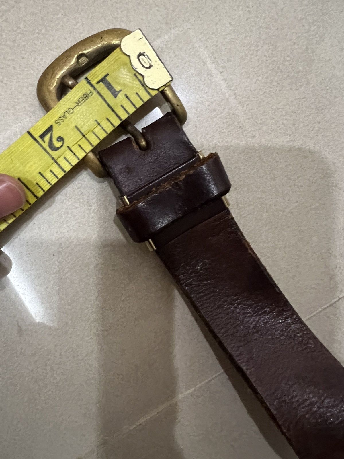 Leather Unbrand Leather Buckle Belt Size ONE SIZE - 12 Thumbnail