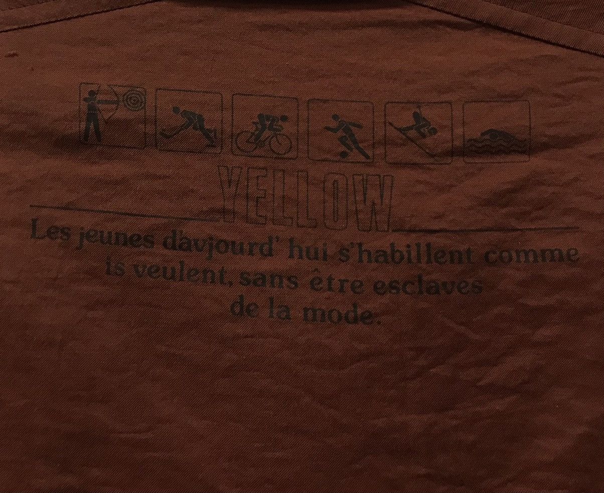 Japanese Brand × Vintage VINTAGE COURAGEUSEMENT YELLOW GEORGES ARLETTE PARIS JACKET Size US L / EU 52-54 / 3 - 4 Thumbnail