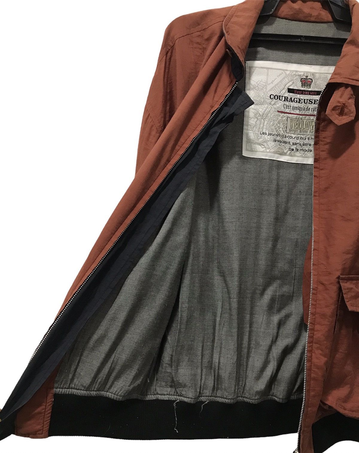 Japanese Brand × Vintage VINTAGE COURAGEUSEMENT YELLOW GEORGES ARLETTE PARIS JACKET Size US L / EU 52-54 / 3 - 9 Thumbnail