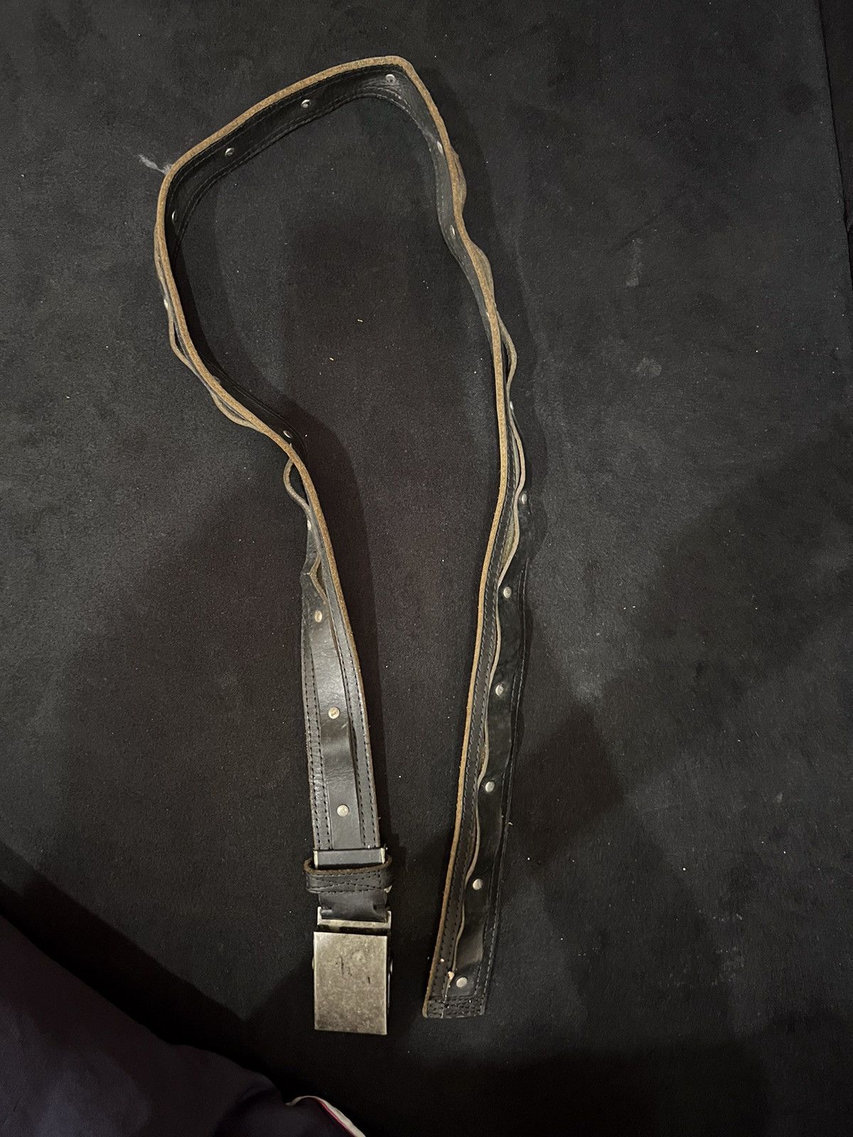 Japanese Brand Unbrand Buckle Belt Size ONE SIZE - 6 Thumbnail