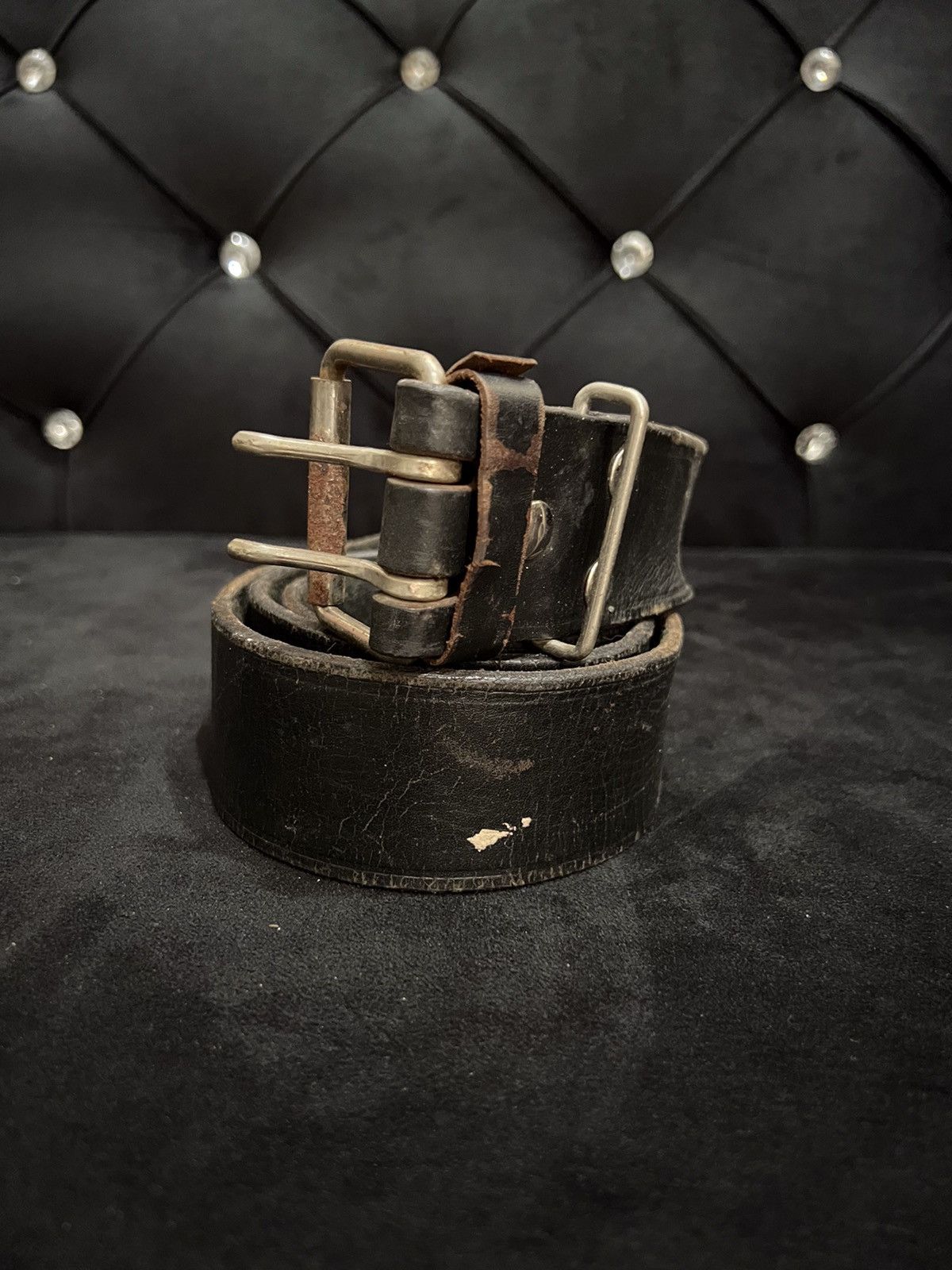 Leather Unbrand Leather Buckle Belt Size ONE SIZE - 3 Thumbnail