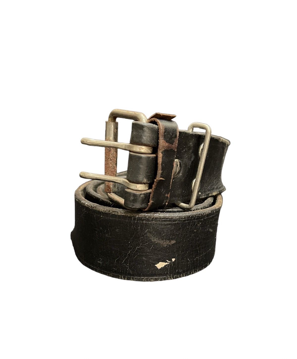 image of Unbrand Leather Buckle Belt, Men's