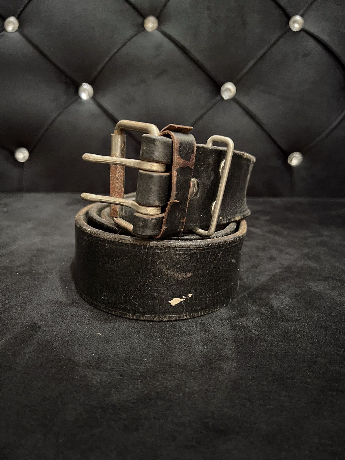 Leather Unbrand Leather Buckle Belt Size ONE SIZE - 2 Thumbnail