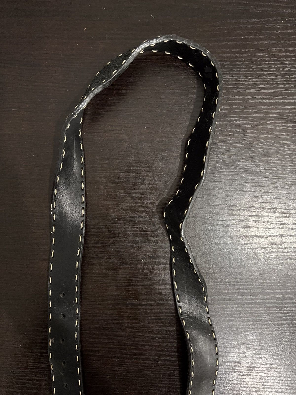 Leather Leather Embroidery Belt Size ONE SIZE - 5 Thumbnail
