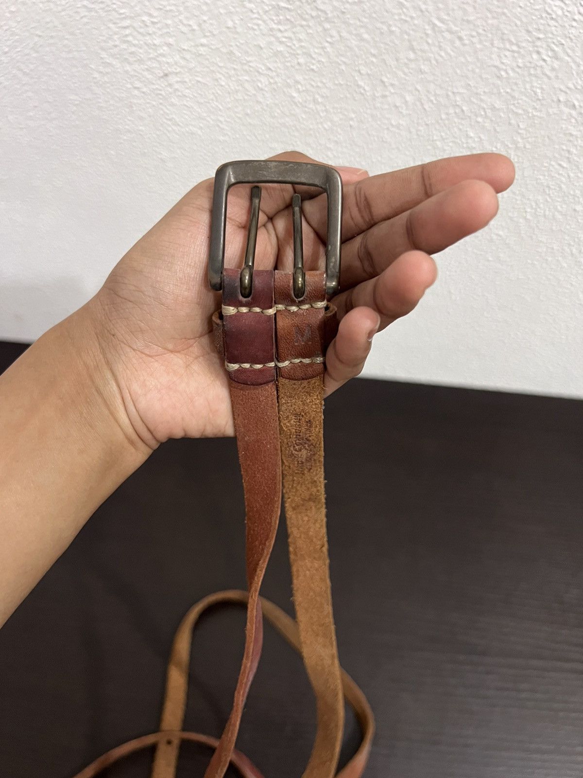 Leather Leather Rare Design Belt Size ONE SIZE - 5 Thumbnail