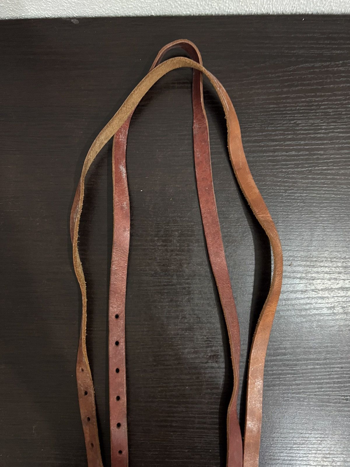 Leather Leather Rare Design Belt Size ONE SIZE - 9 Thumbnail