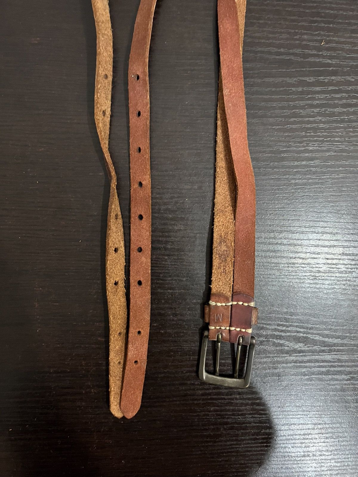 Leather Leather Rare Design Belt Size ONE SIZE - 10 Thumbnail