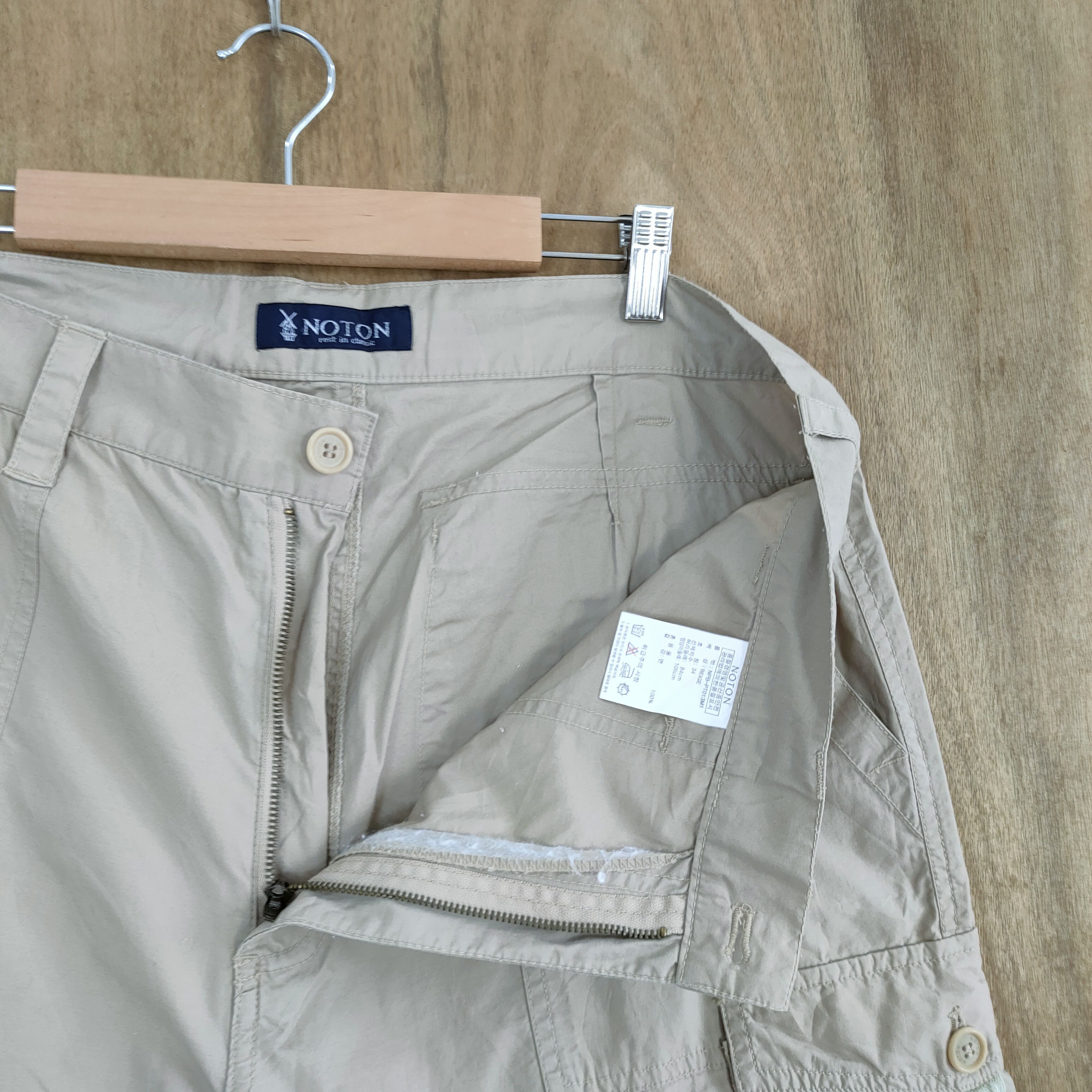 Japanese Brand NOTON CARGO PANTS Size US 36 / EU 52 - 9 Thumbnail