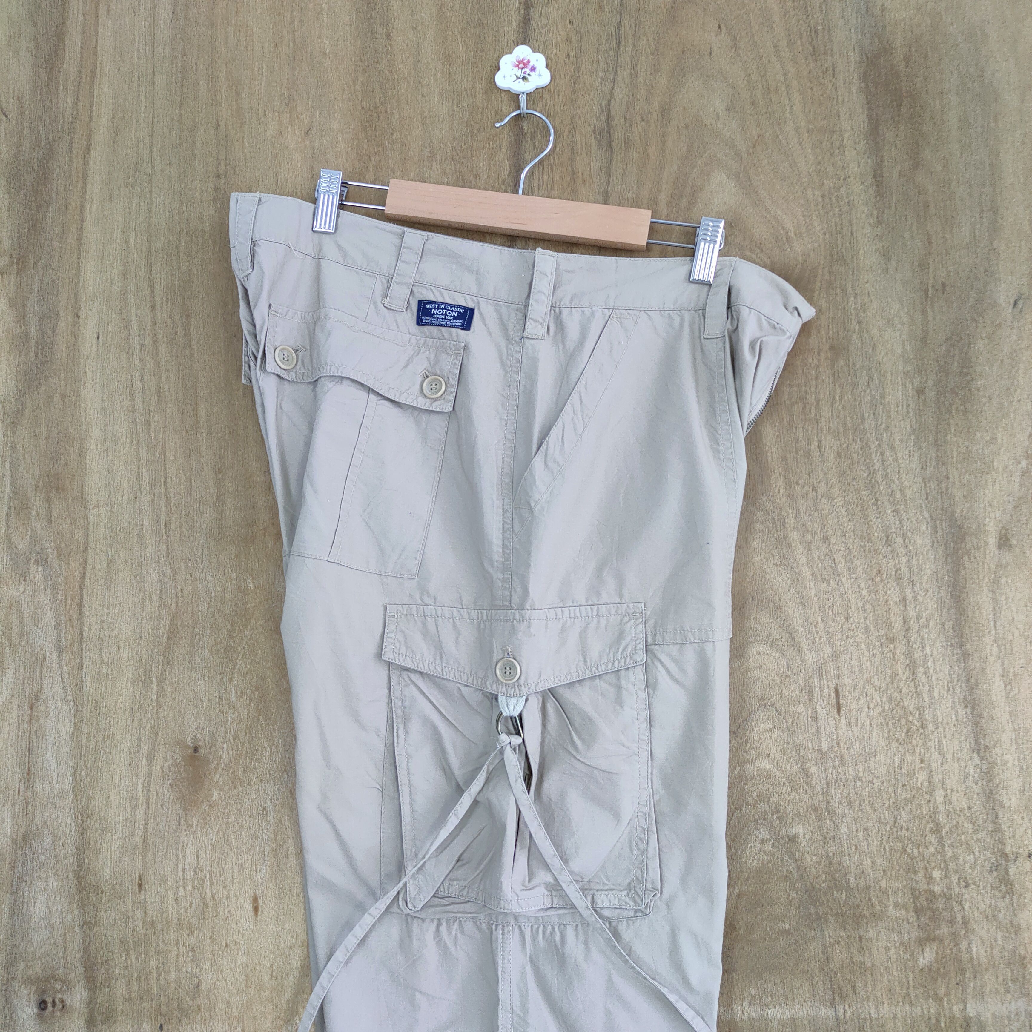Japanese Brand NOTON CARGO PANTS Size US 36 / EU 52 - 14 Thumbnail