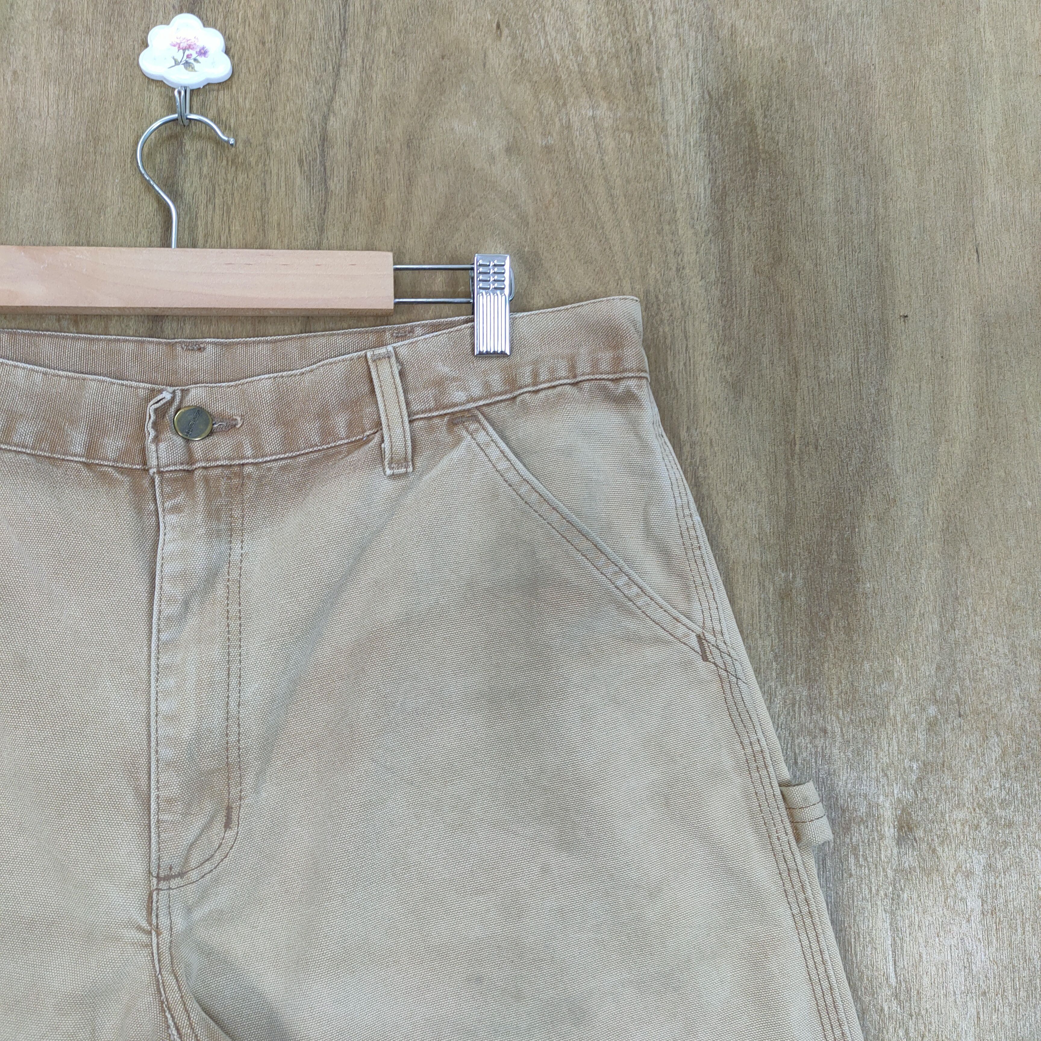 Carhartt CARHARTT FADED CARPENTER PANTS Size US 36 / EU 52 - 8 Thumbnail