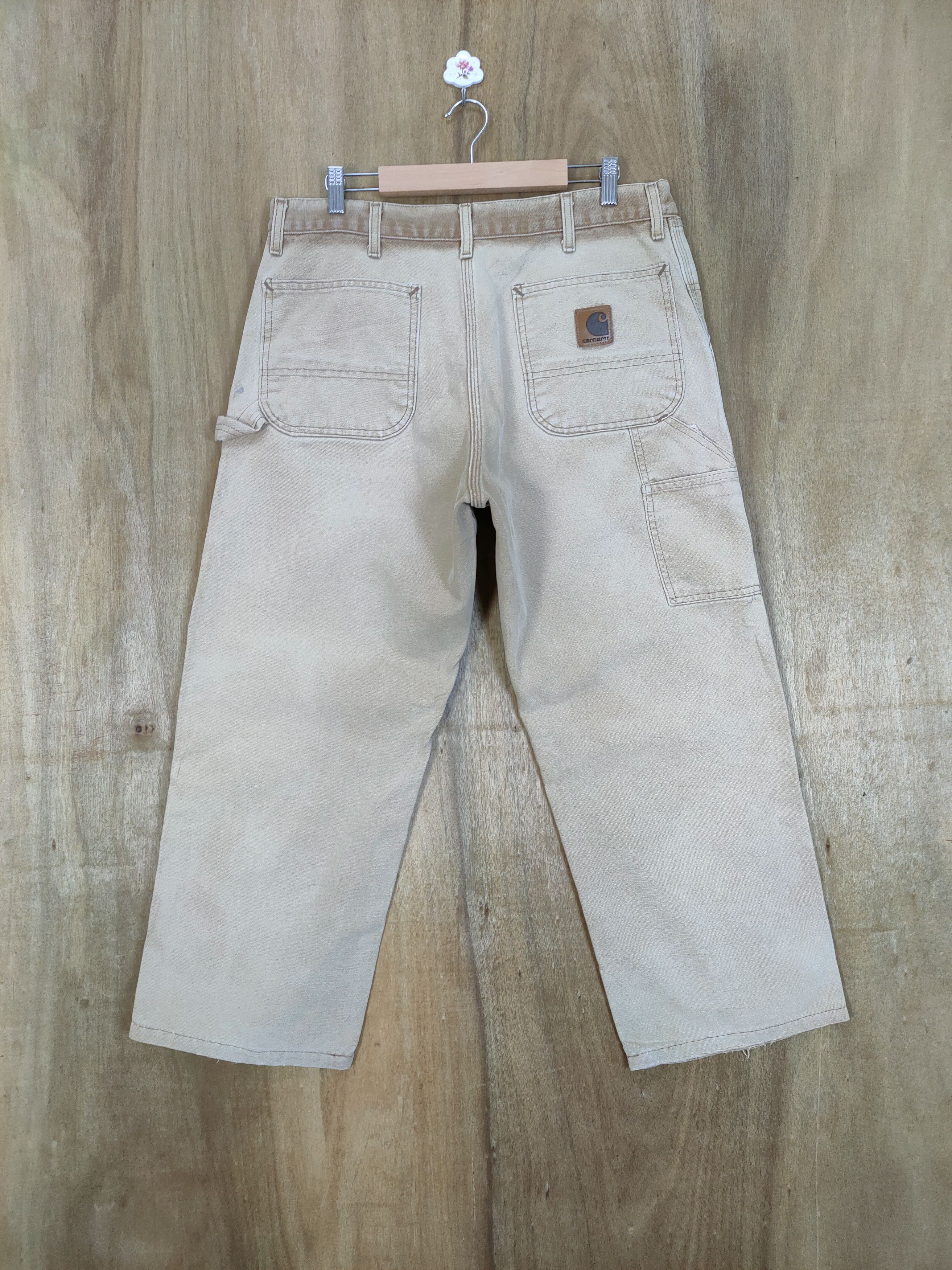 Carhartt CARHARTT FADED CARPENTER PANTS Size US 36 / EU 52 - 1 Thumbnail