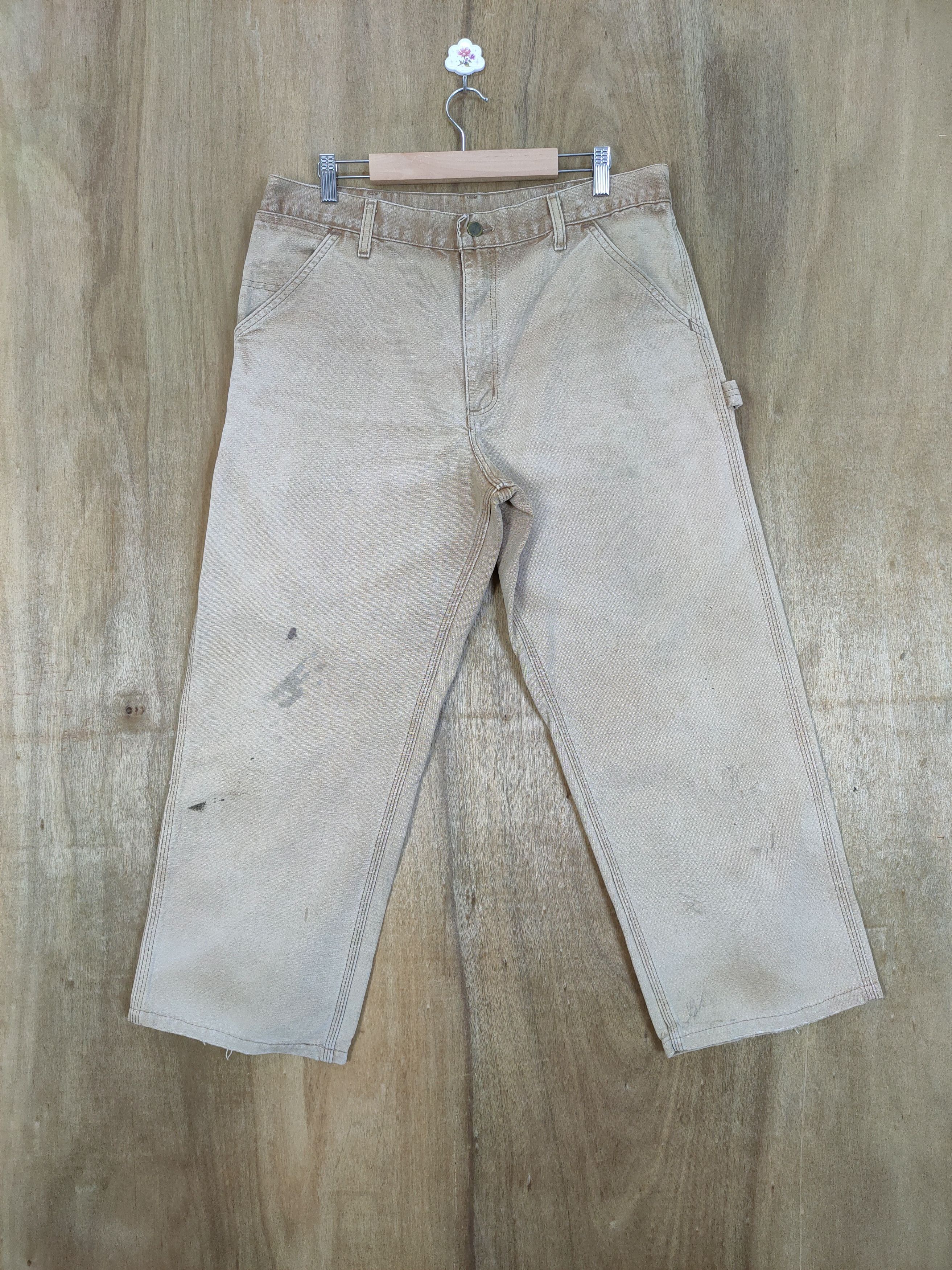 Carhartt CARHARTT FADED CARPENTER PANTS Size US 36 / EU 52 - 4 Thumbnail