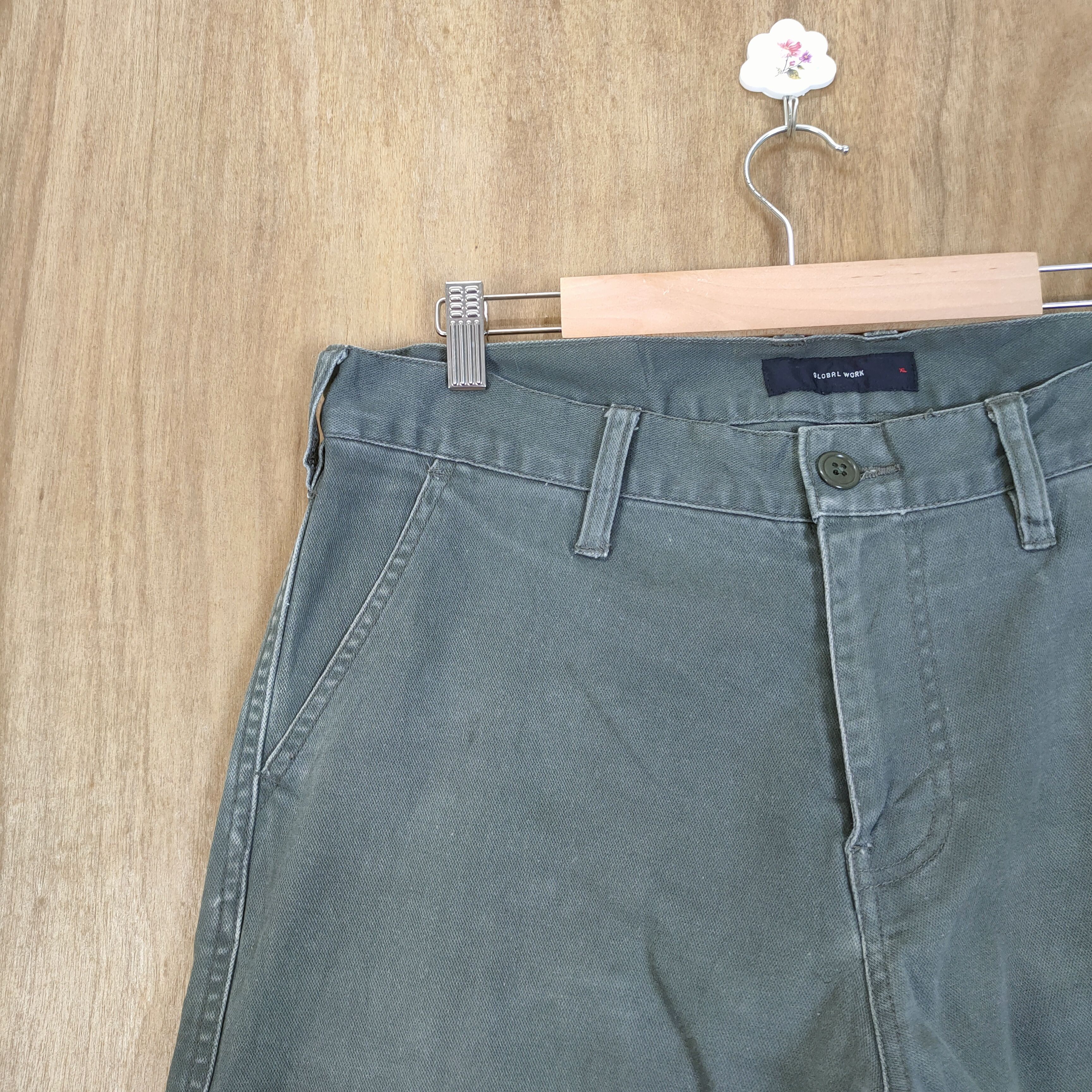 Global Work × Japanese Brand VINTAGE GLOBAL WORK CARGO PANTS Size US 36 / EU 52 - 14 Thumbnail