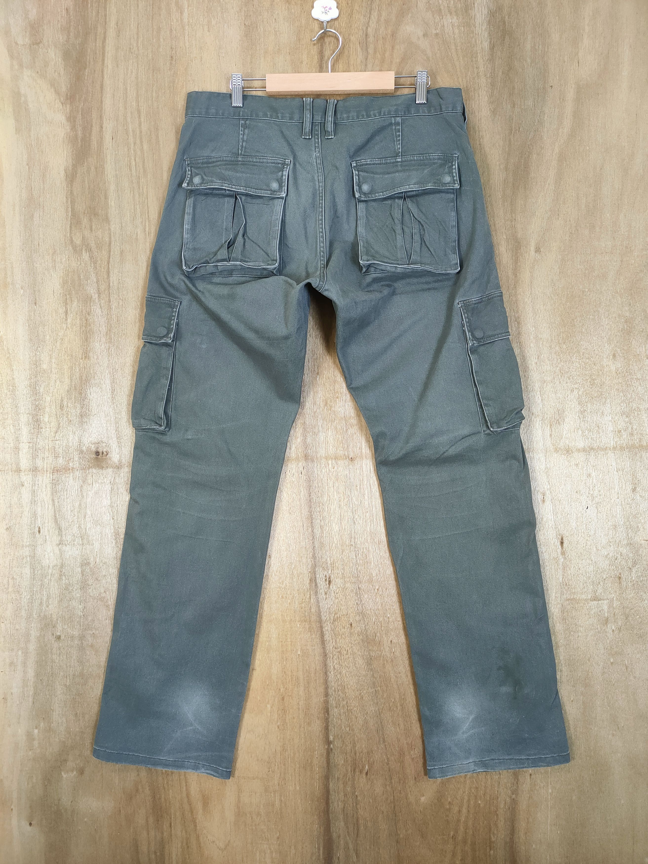 Global Work × Japanese Brand VINTAGE GLOBAL WORK CARGO PANTS Size US 36 / EU 52 - 6 Thumbnail
